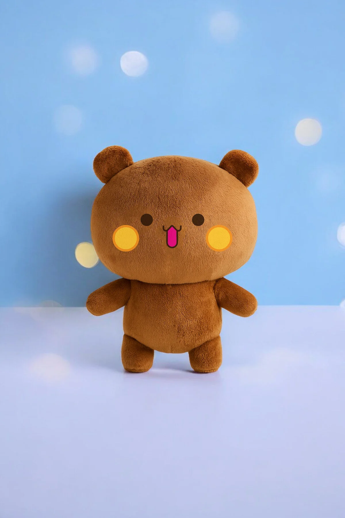 اسباب بازی های پشمی خرس عروسکی مخمل دار BUBU DUDU یک جفت نرم و شیرین از BUBUDUDU Canestar
