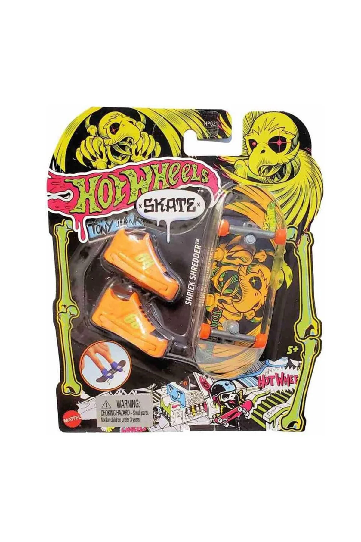 ماشین اسباب بازی بسته‌های کفش و تخته انگشتی با تم نئون HPG21 HPG22 HOT WHEELS
