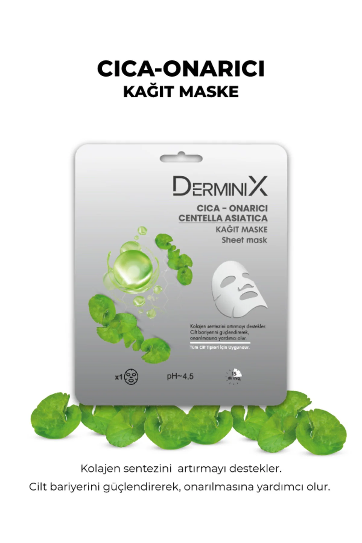 ماسک صورت کاغذی ASIATICA CICA REPAIN CENTELLA سنتلا Derminix