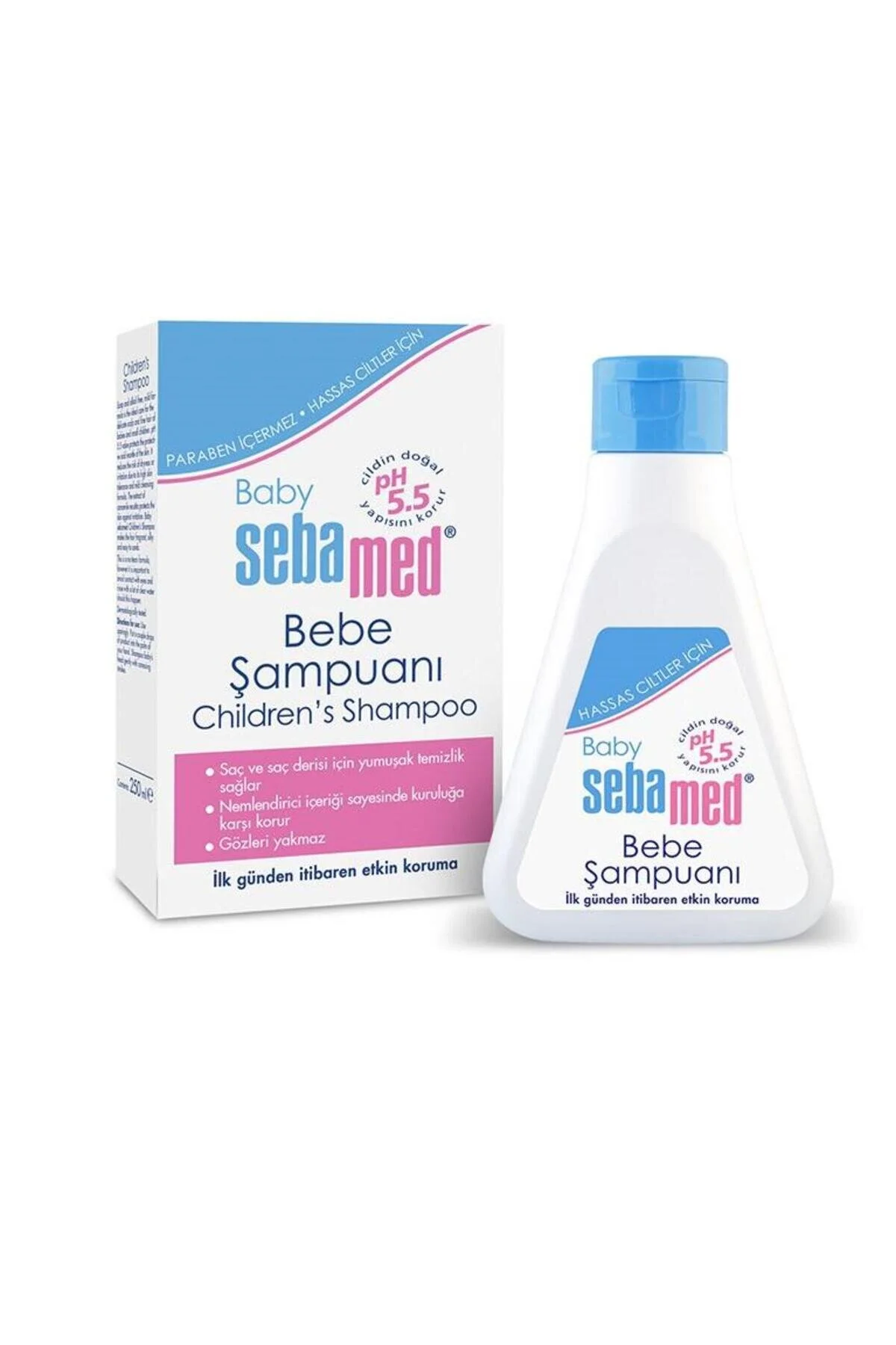 شامپو مردانه و زنانه BEBE 150 میل اورجینال Sebamed