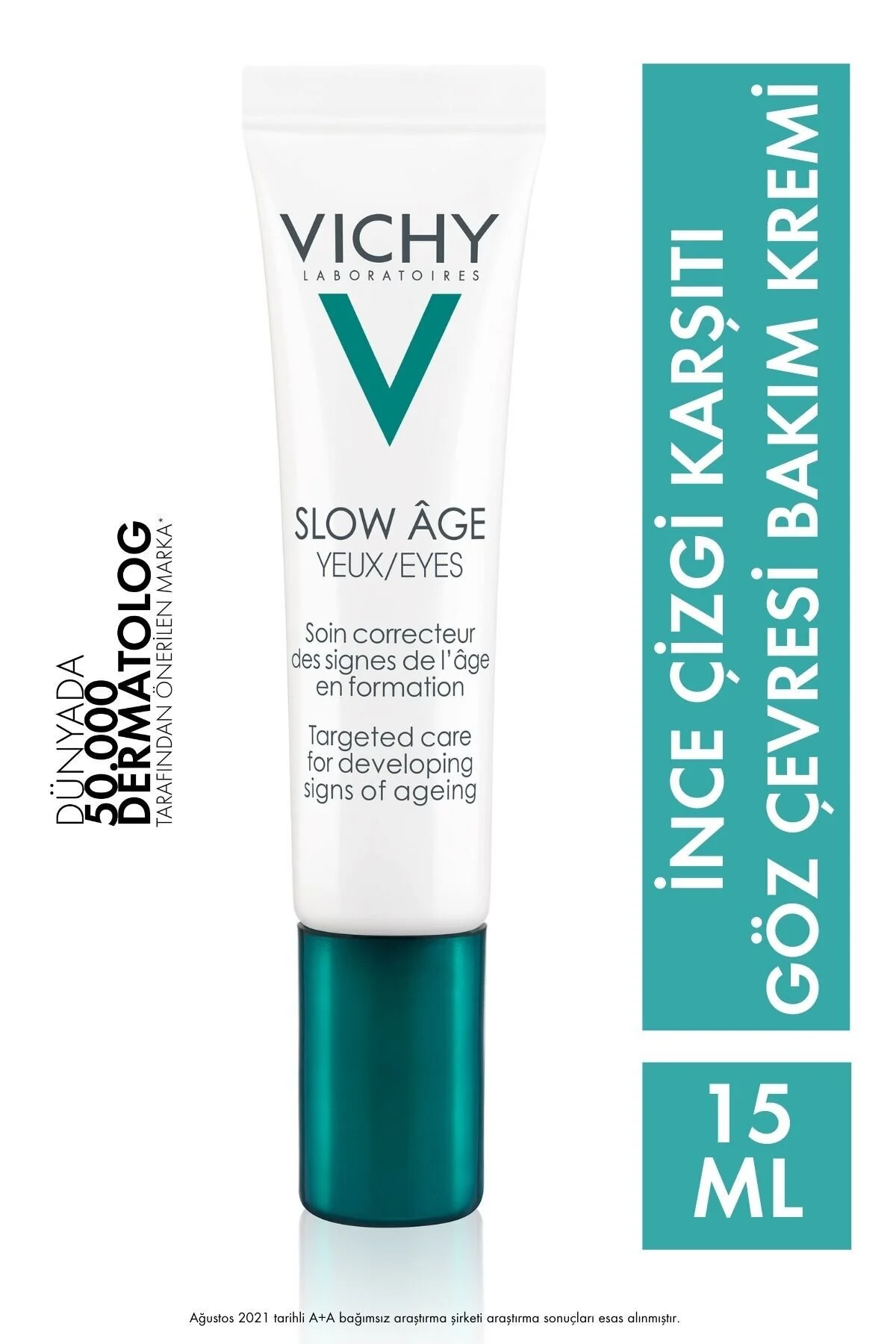 Vichy کرم مراقبت از دور چشم Slow Age حاوی مشتقات پروبیوتیک 15 میل