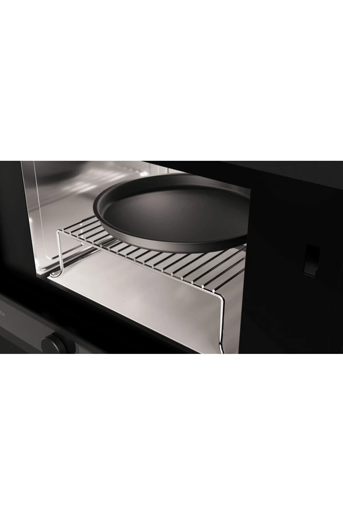 مایکروویو توکار 22 لیتری مشکی مات 82 G1 BIS L INFINITY ماکروفر با پایه سرامیکی اورجینال Teka