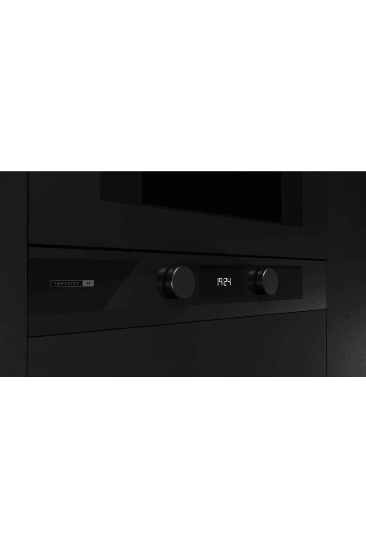 مایکروویو توکار 22 لیتری مشکی مات 82 G1 BIS L INFINITY ماکروفر با پایه سرامیکی اورجینال Teka