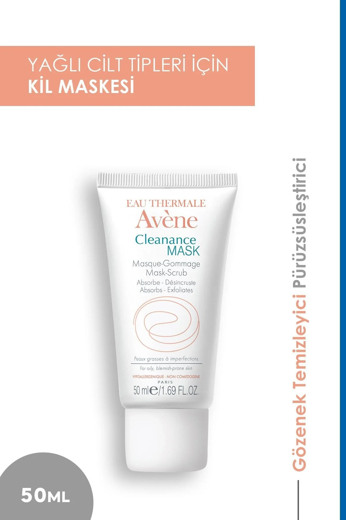 Avene ماسک پیلینگ Cleanance با حجم 50 میلی لیتر