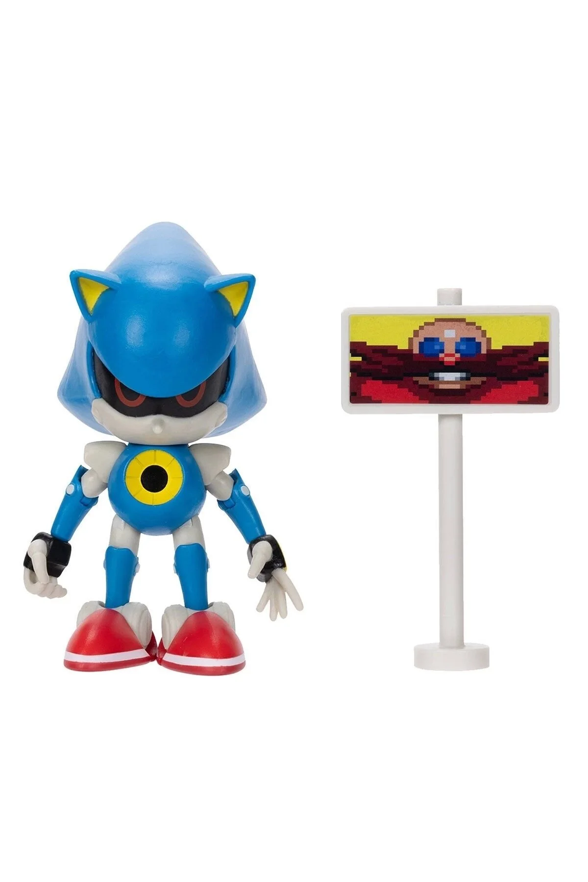 اسباب بازی های فیگور شخصیت SONIC THE HEDGEHOG شکل 10 سانتی متر اکشن با لوازم جانبی صوتی GIOCHI PREZIOSI