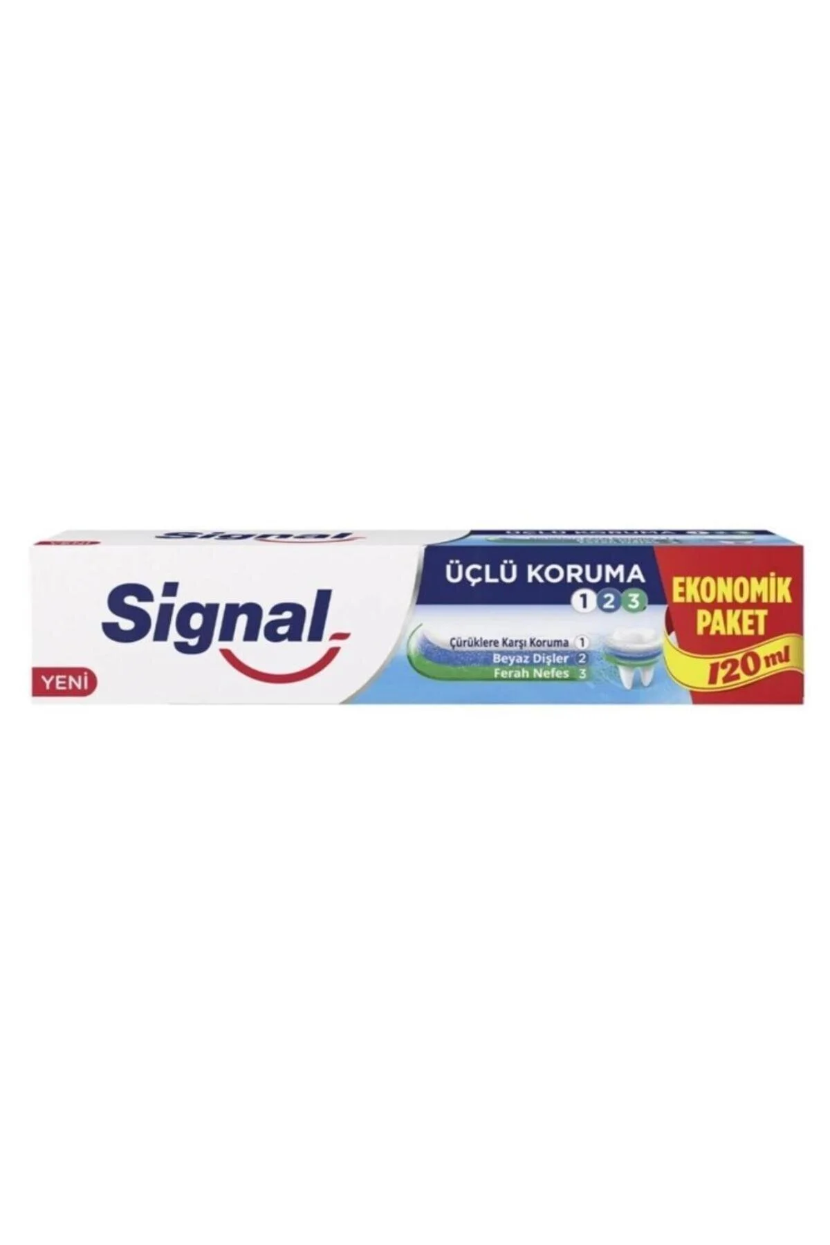 خمیردندان خمیر دندان محافظ سه گانه 120 میلی لیتر اورجینال Signal