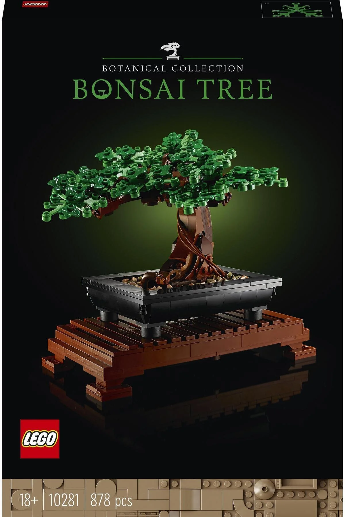 لگو و اسباب بازی های ساخت محور ® BOTANICALS BONSAI TREE 10281 ست ساختمان مدل قابل نمایش برای بزرگسالان 878 قطعه از ترکیه LEGO