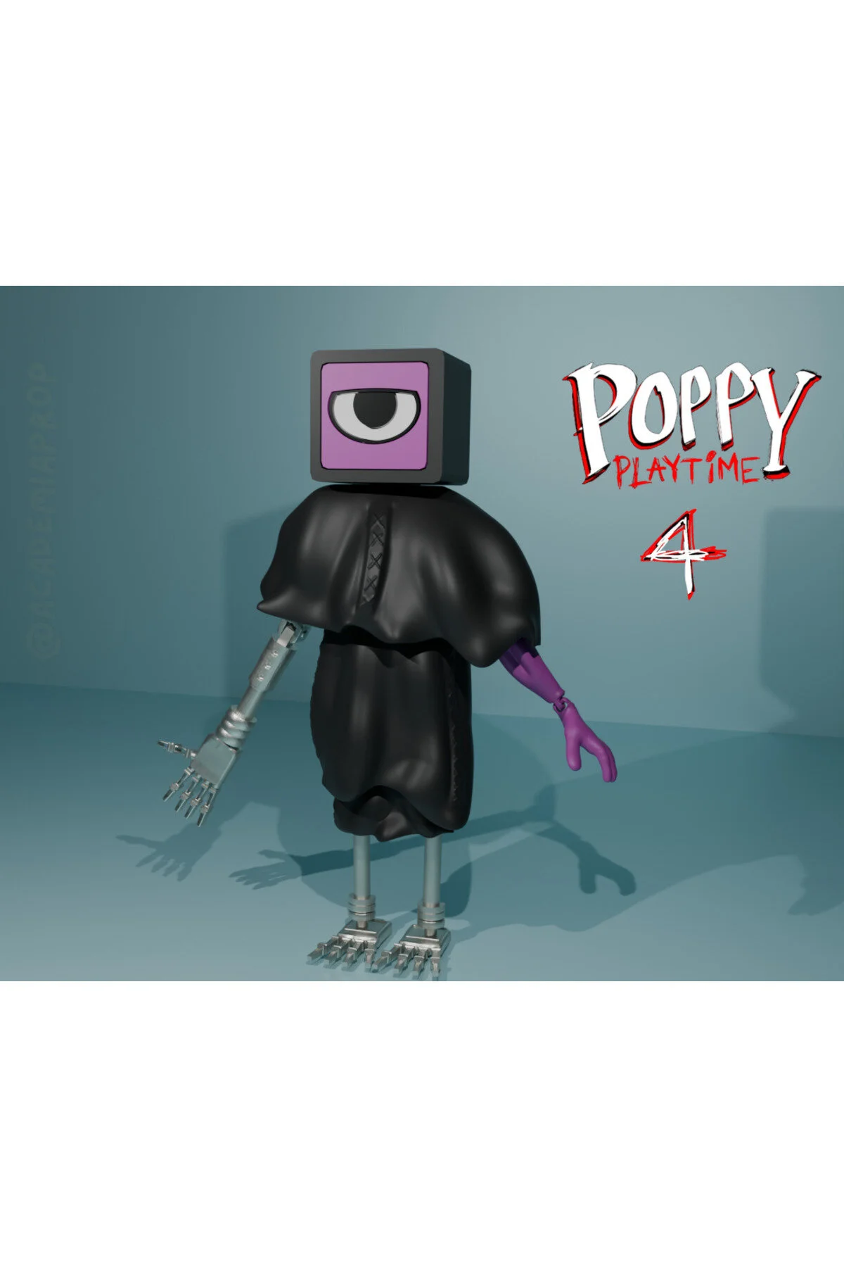 اسباب بازی های فیگور دیگر POPPY PLAYTIME DOCTOR SAWYER MOVABLE ARTICULATED 16CM YAZDİR3D