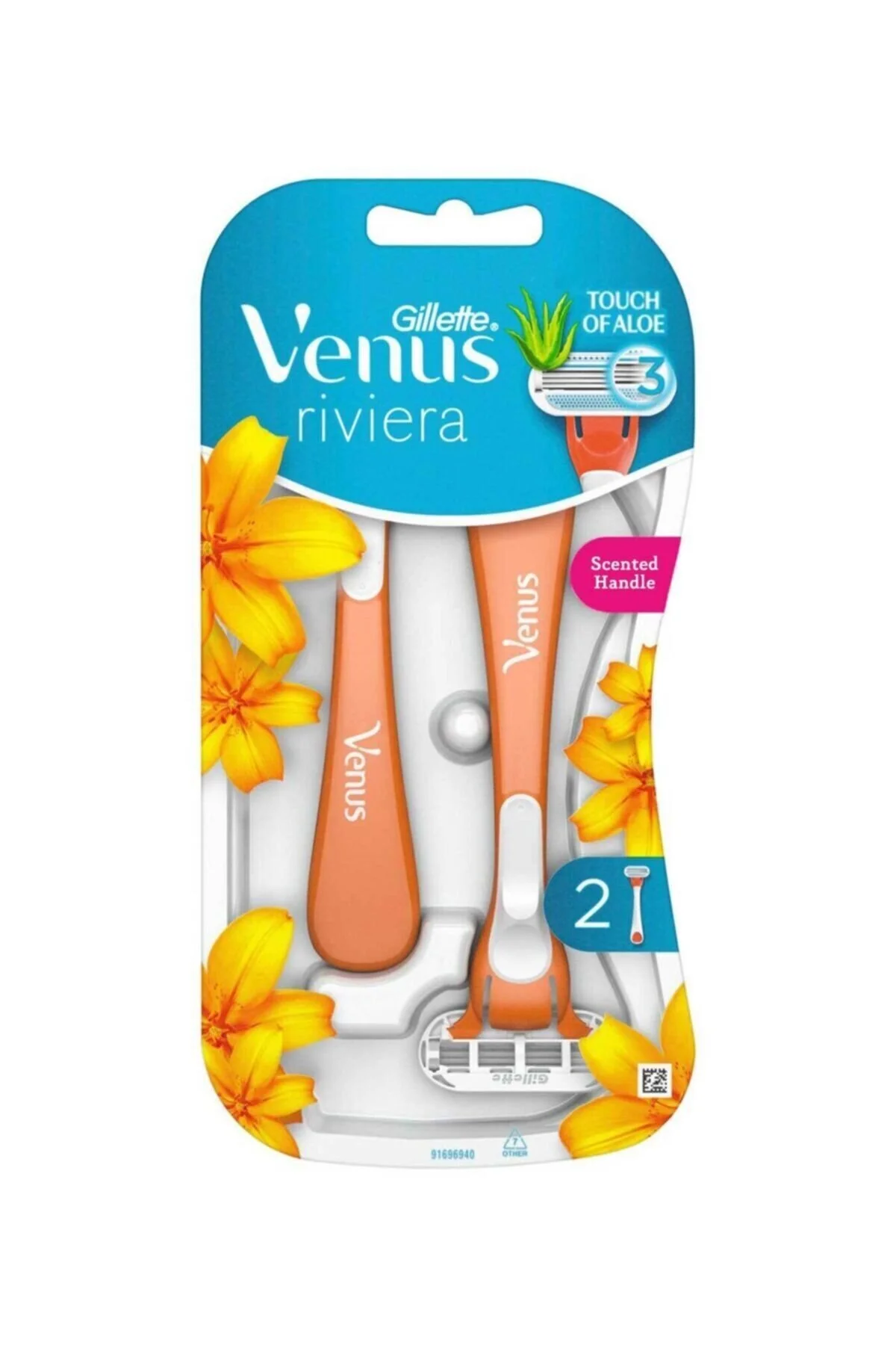 تیغ اصلاح زنانه GILLETTE VENUS RIVIERA 2 ژیلت ونوس اورجینال Gillette Venus