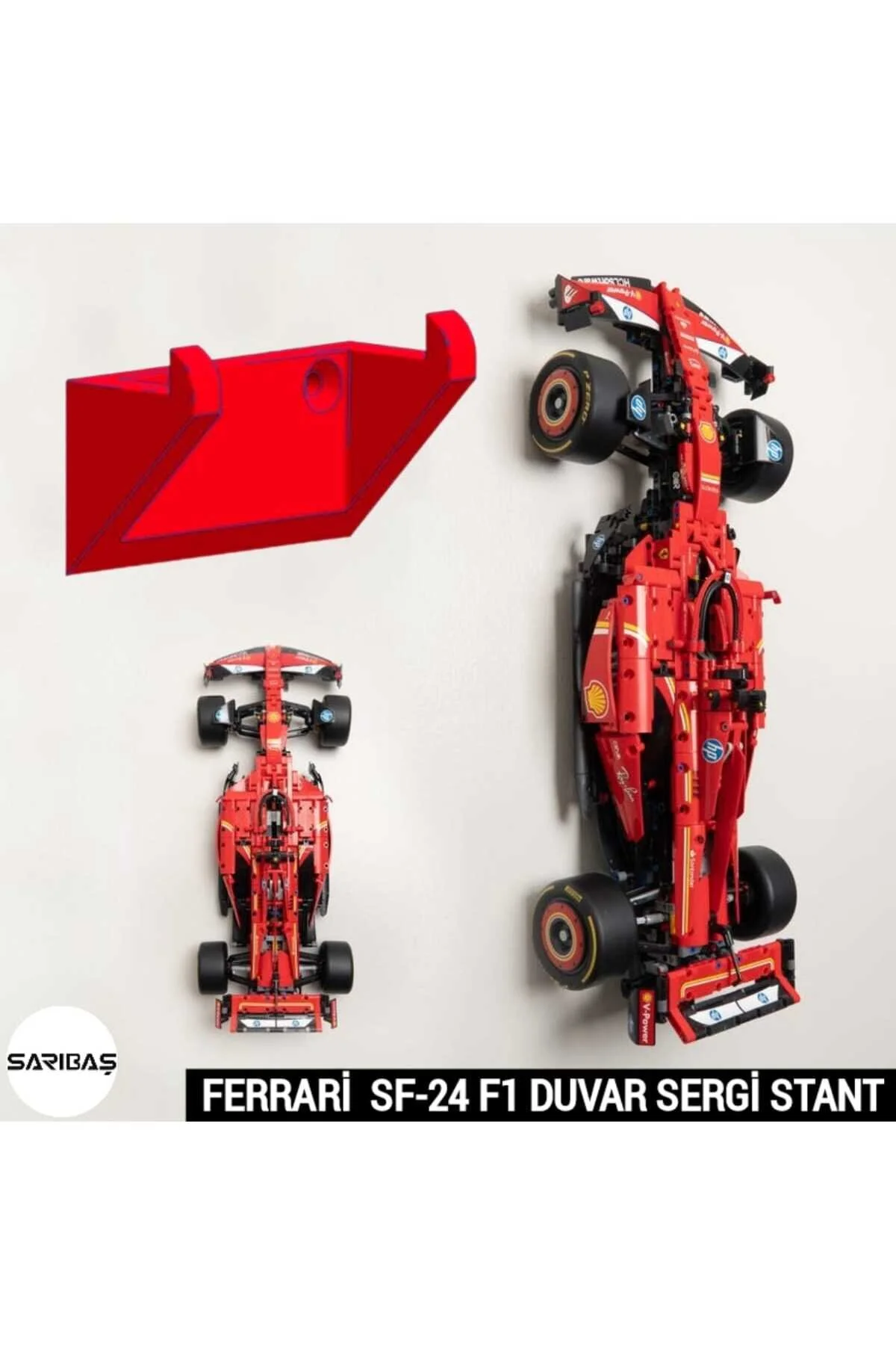 لگو و اسباب بازی های ساخت محور TECHNIC CONSTRUCTION TOYS 42207 FERRARI SF 24 F1 غرفه نمایشگاه دیواری سازگار با خودرو مدل از ترکیه SARIBAŞ TEKNOLOJİ