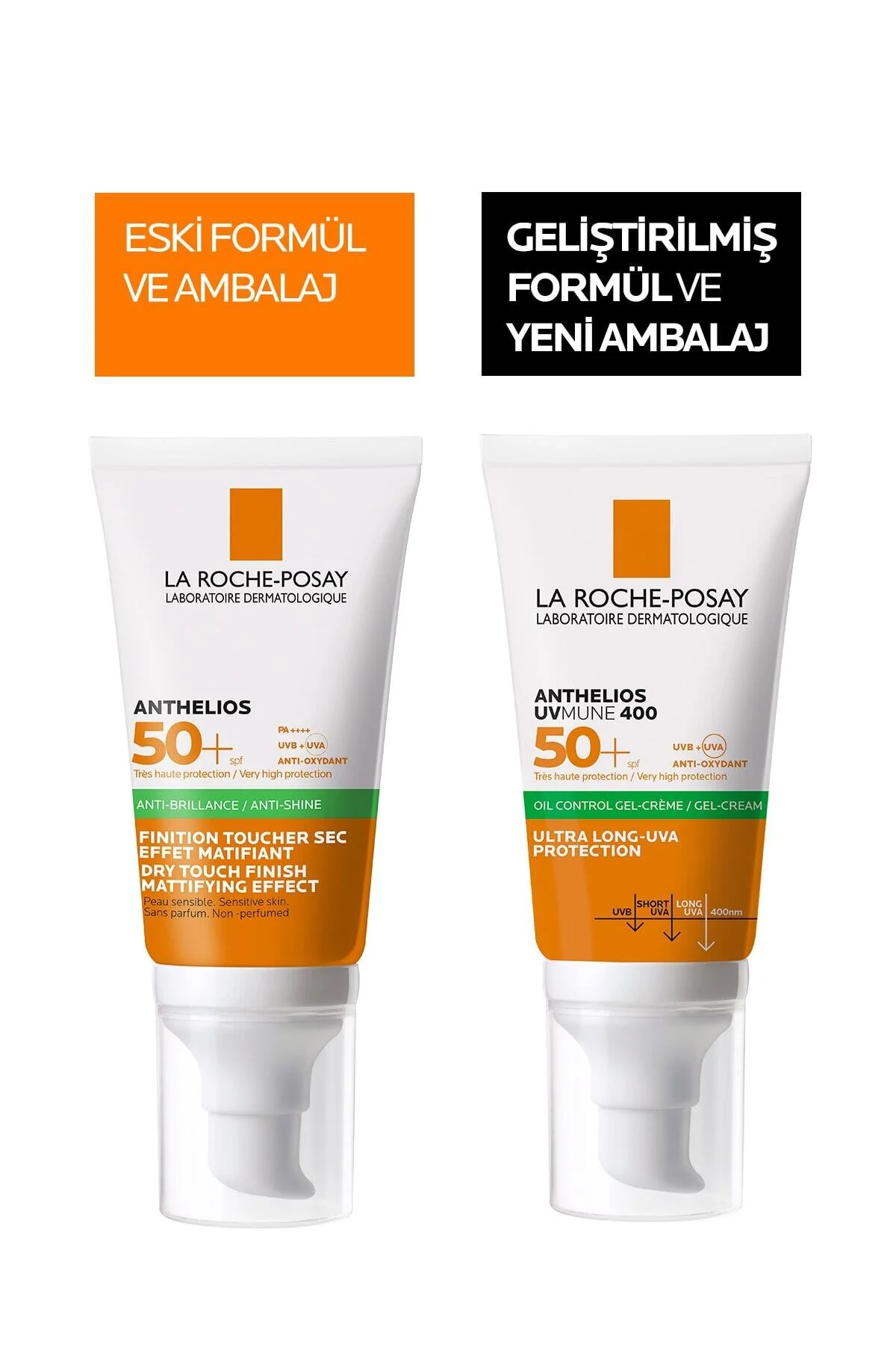 کرم ضد آفتاب صورت محافظت شده با آنتلیوس برای پوست روغن 50 MLX2 La Roche Posay