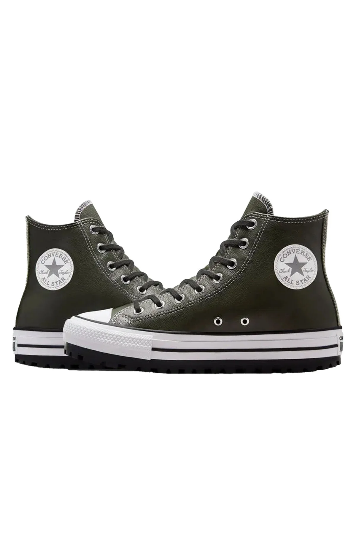 اسنیکر کفش راحتی مردانه سبز CTAS CITY TREK HI CAVE GREEN LS کانورس Converse