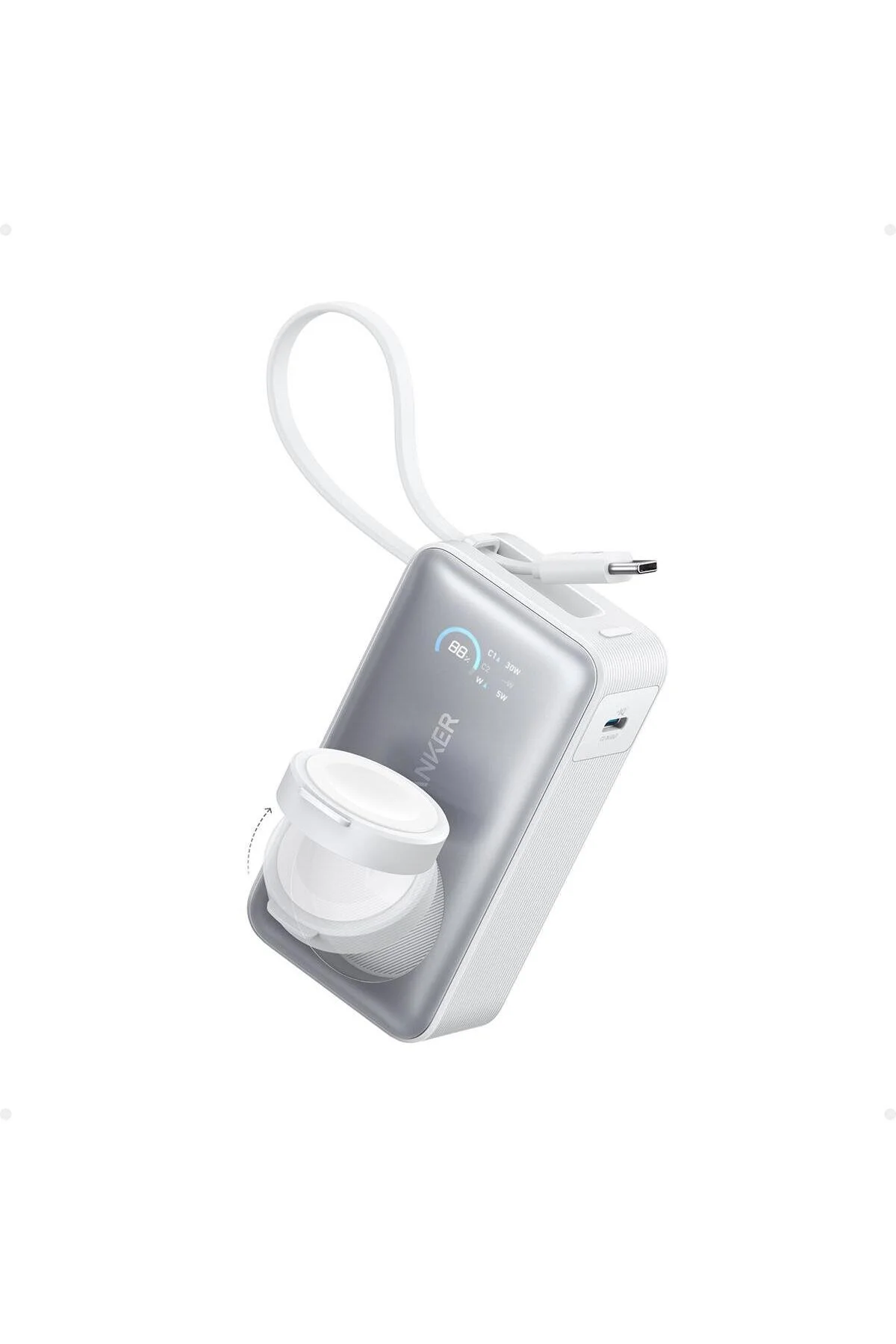 پاوربانک MAGGO POWERBANK 10K 35W برای APPLE WATCH WHITE A1657 Anker