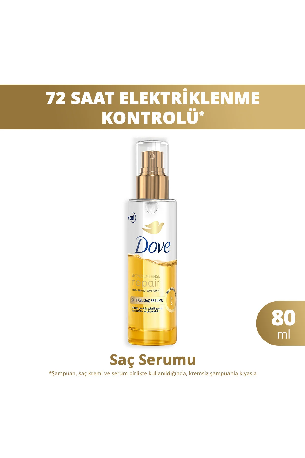 سرم مو دو فاز باند ترمیم عمیق با پپتید 80 میلی لیتر مناسب برای همه داو Dove