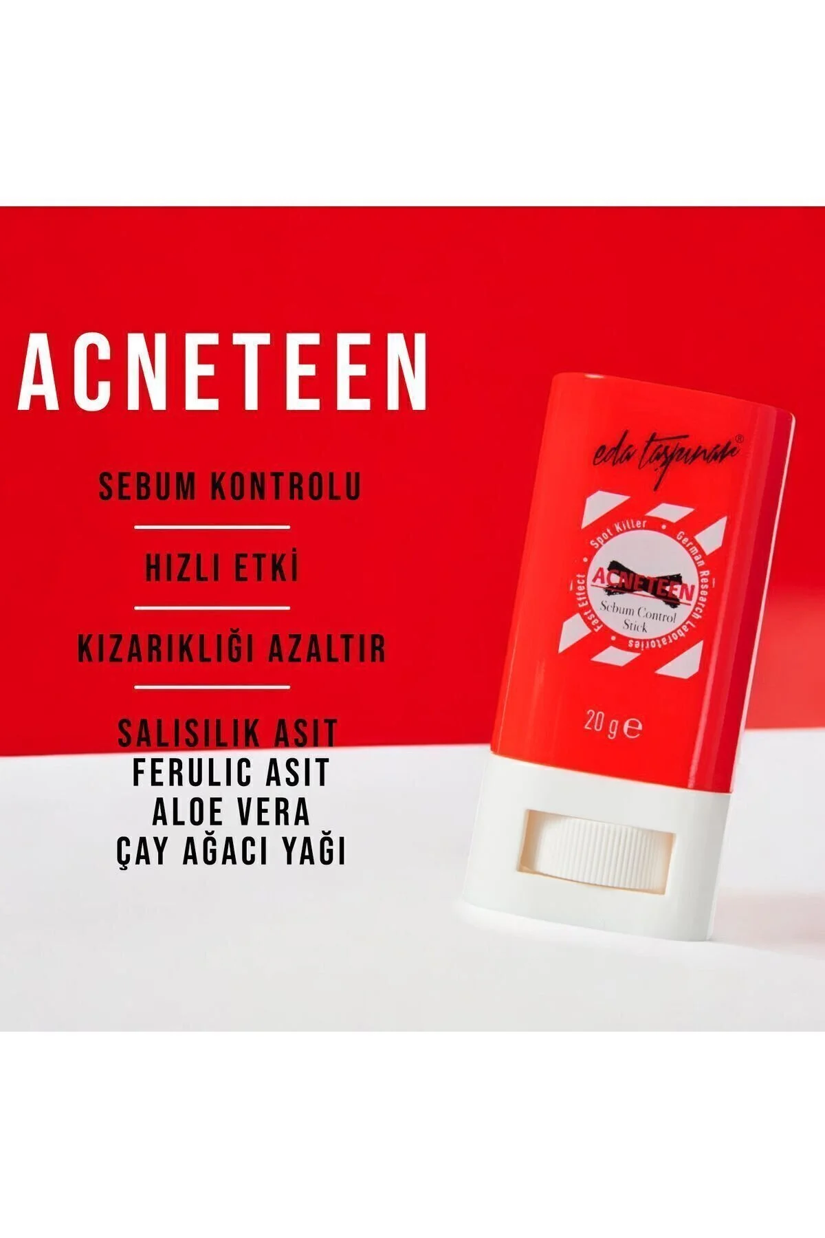 پاک کننده صورت ACNETEEN ANTI ACNE FACE STICK EGY0034 Eda Taşpınar