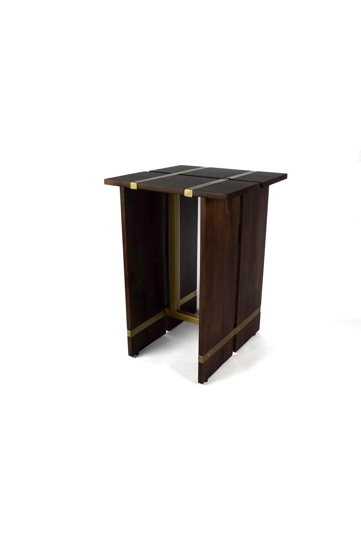 میز بغل مبلی قهوه چوبی ای گوشه از شهر 41X41X59CM Mikasa Moor