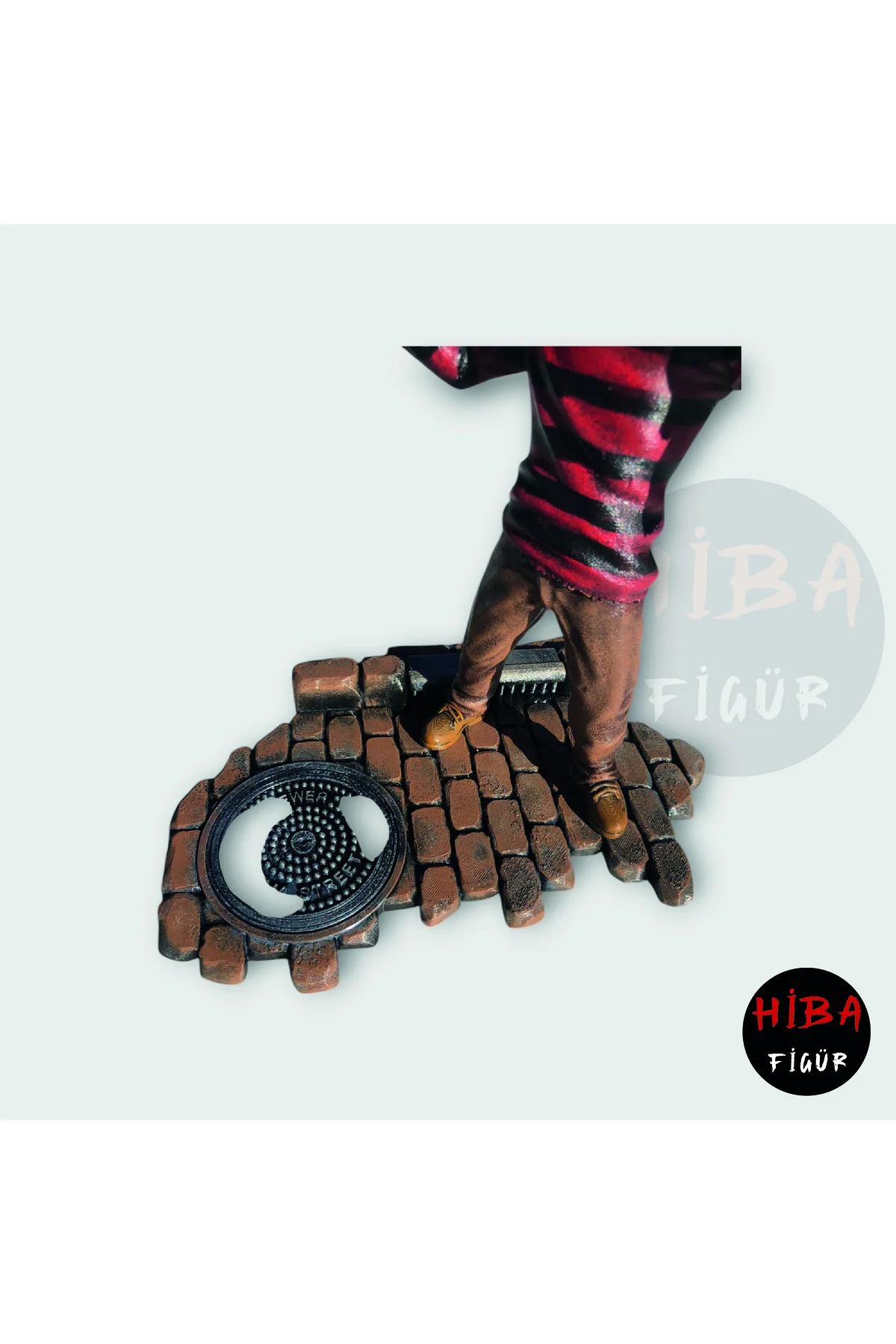 فیگور مجسمه ترسناک فردی کروگر 23 سانتی متری نقاشی شده با دست HIBA FIGUR