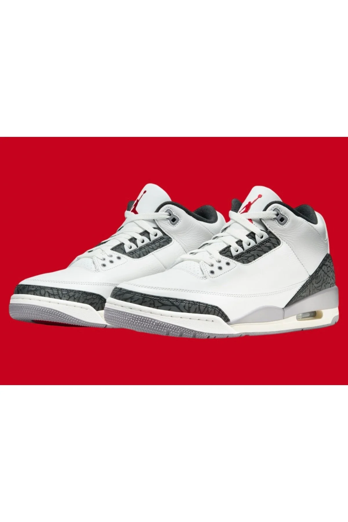 کفش بسکتبال مردانه NIKE AIR JORDAN 3 RETRO 'سیمان GRAY' CT8532 106 نایک Nike