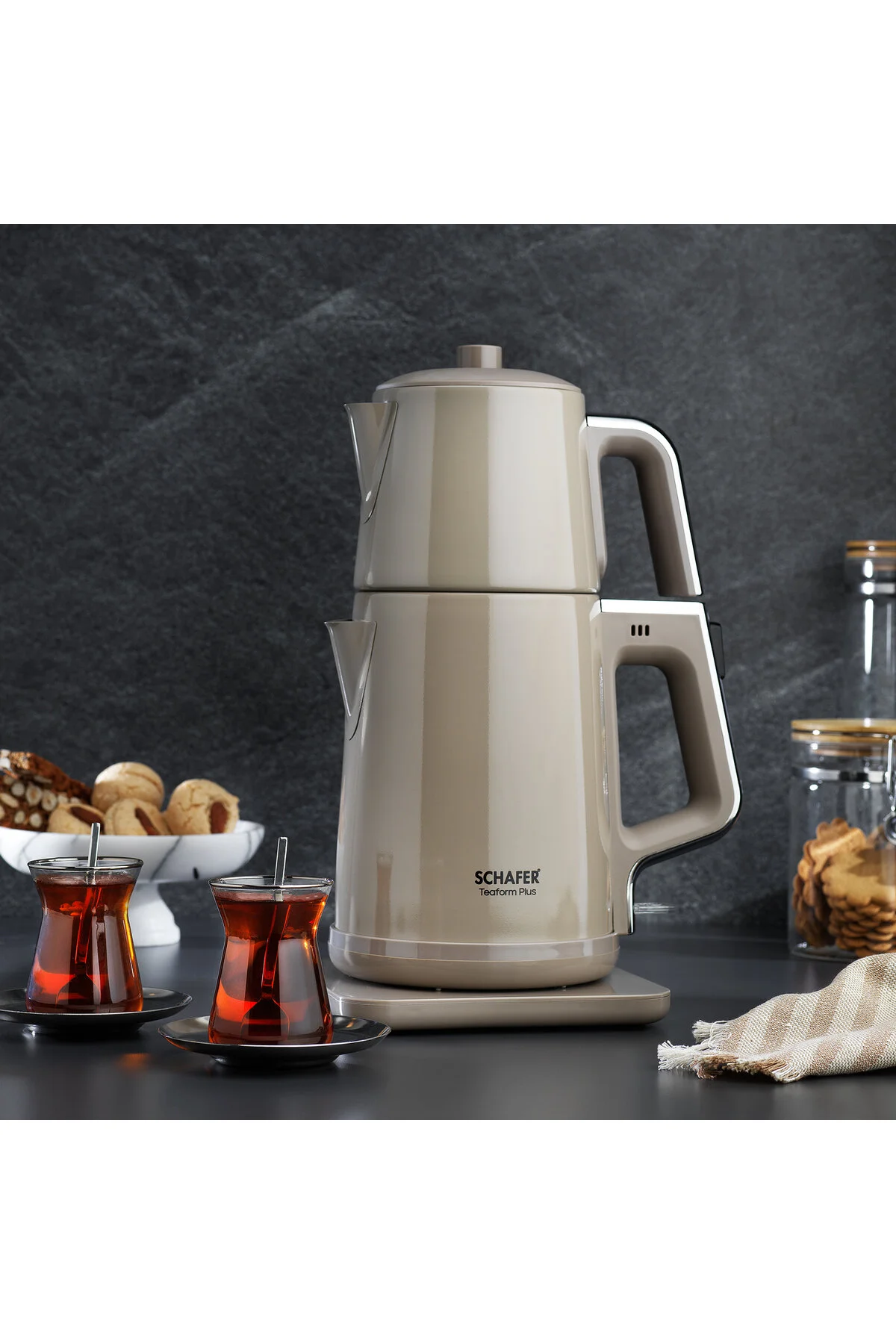 چای ساز TEAFORM به علاوه دستگاه ضد زنگ BEJ Schafer