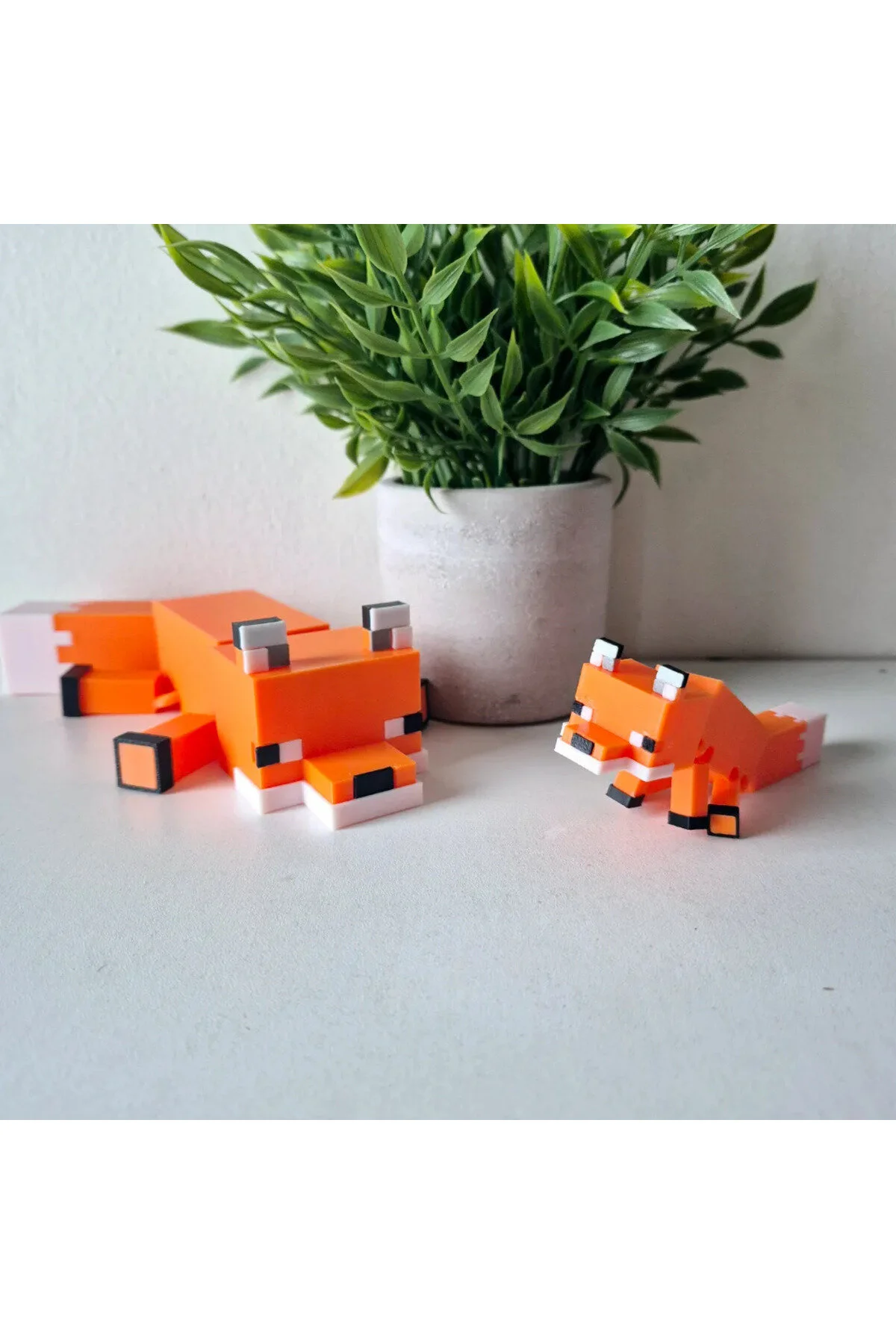 اسباب بازی های فیگور شخصیت MINECRAFT FOX JOINTED 10 سانتی متر Genel Markalar