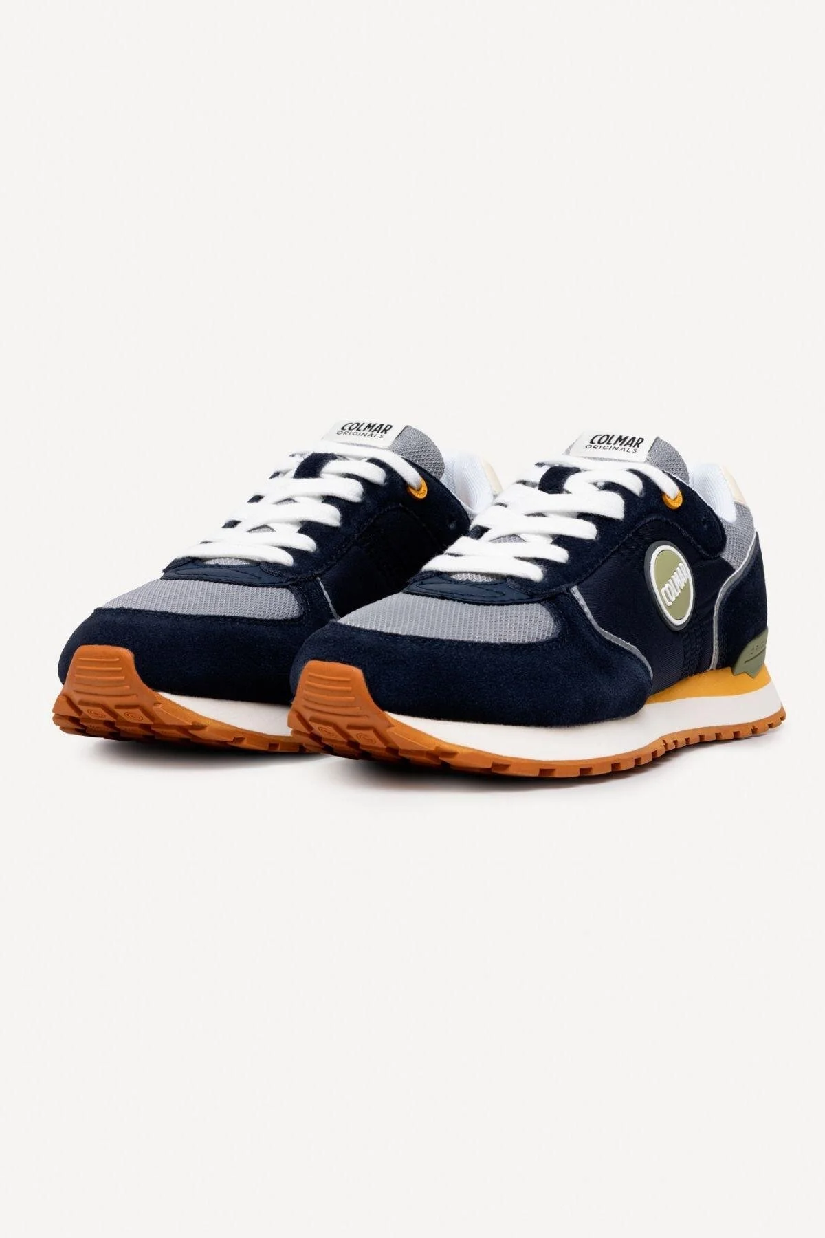 اسنیکر مردانه TRAVIS BLOCK GREY NAVY MOSSGREEN کفش Colmar
