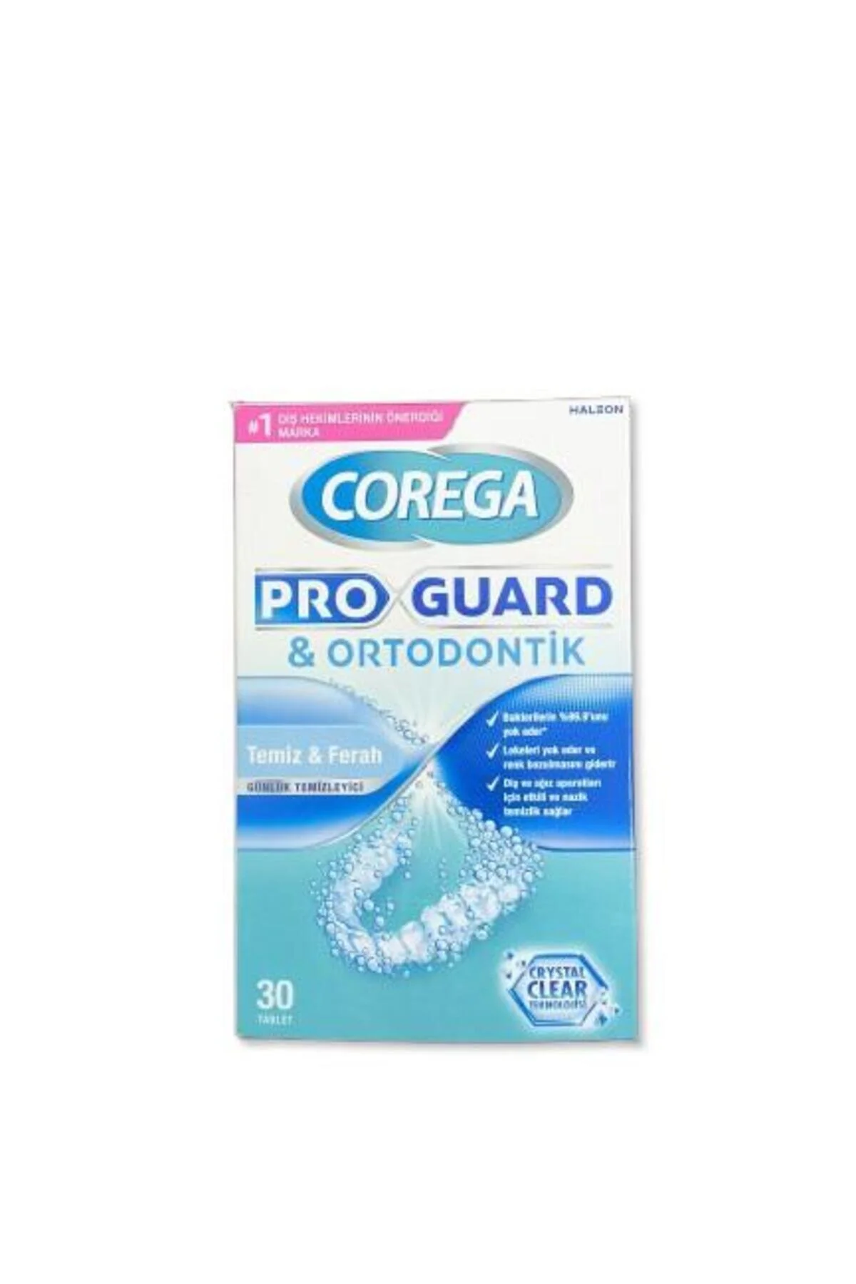 مراقبت از دندان مصنوعی قرص پاک کننده PROGUARD & RETAINER 30 بسته اورجینال Corega