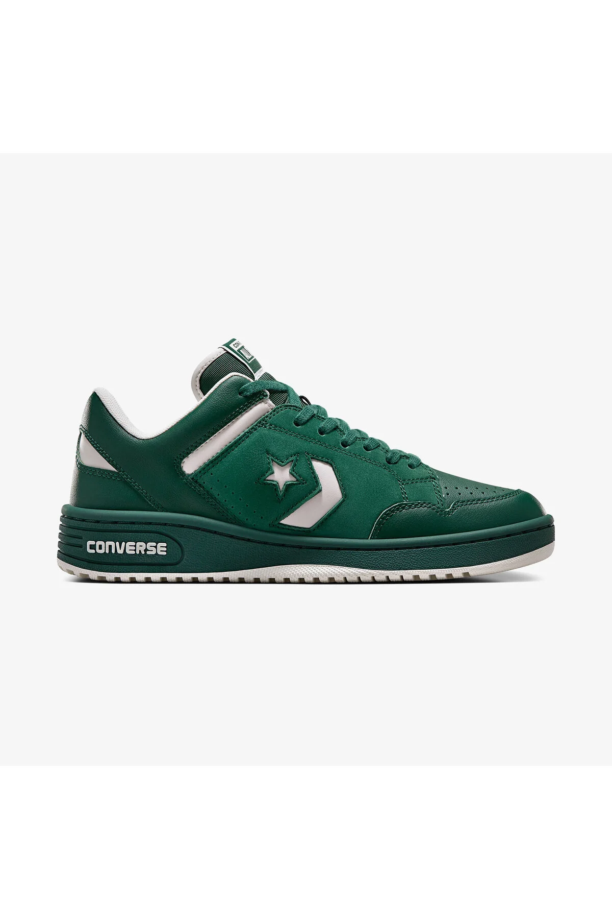 اسنیکر اسلحه کتانی یونیسکس سبز چرم کانورس Converse