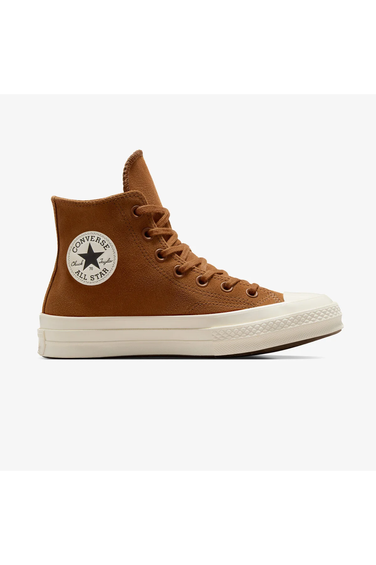 اسنیکر کفش ورزشی جیر قهوه ای یونیسکس چاک 70 کانورس Converse