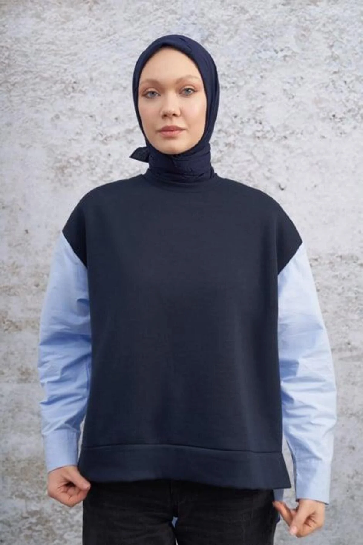 روسری آبی الگوی ترکو اورجینال ARMANDA