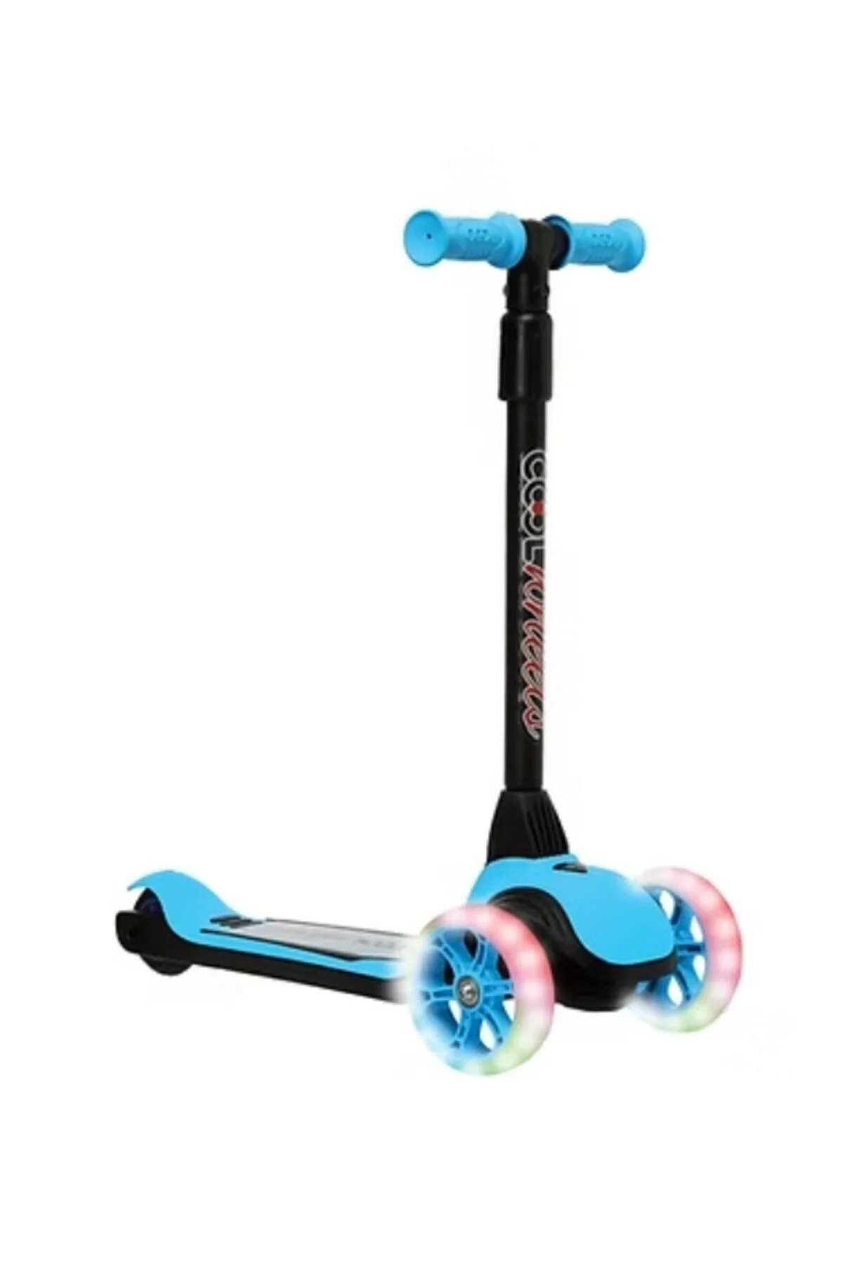اسکوتر کودکان 3 چرخ تاشو COOL WHEELS با نور LED | CORTIX 7 سال Scooter