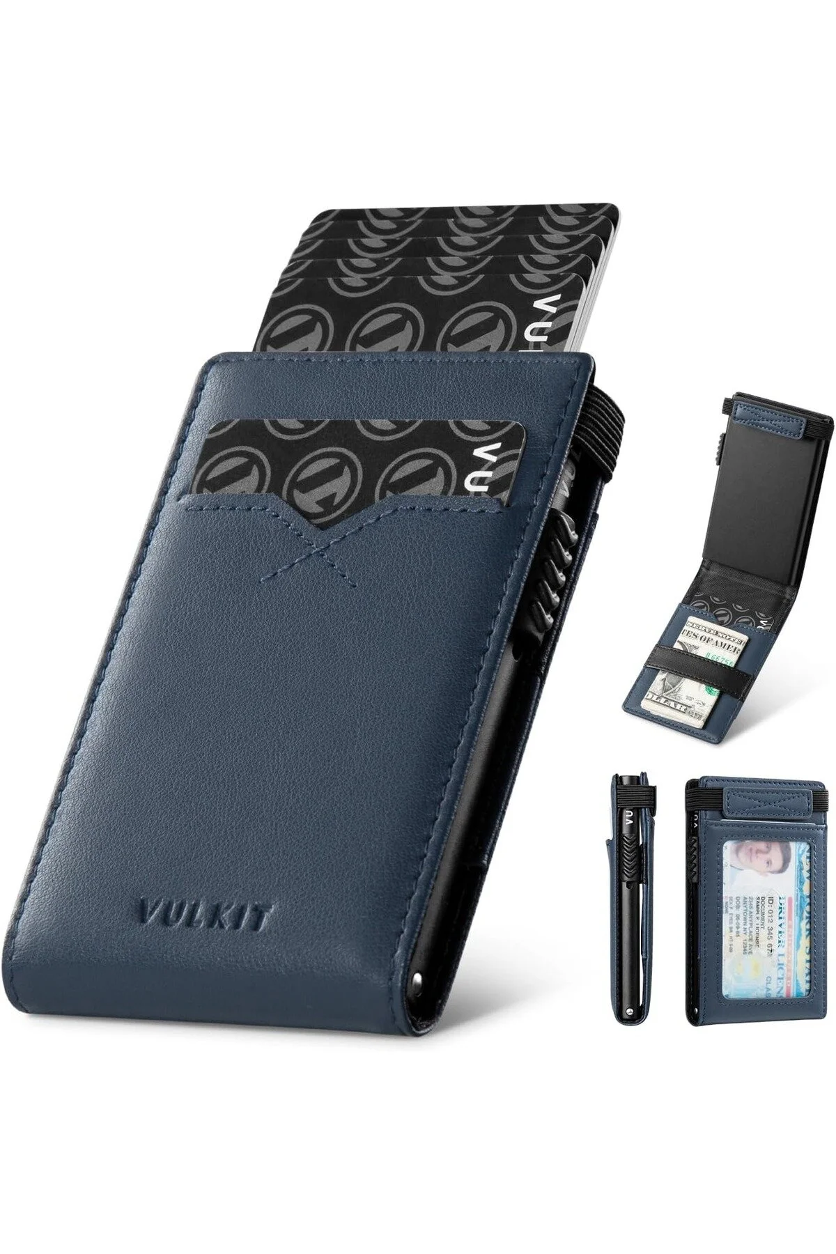 کیف پول مردانه RFID محافظت شده از باریک VULKIT