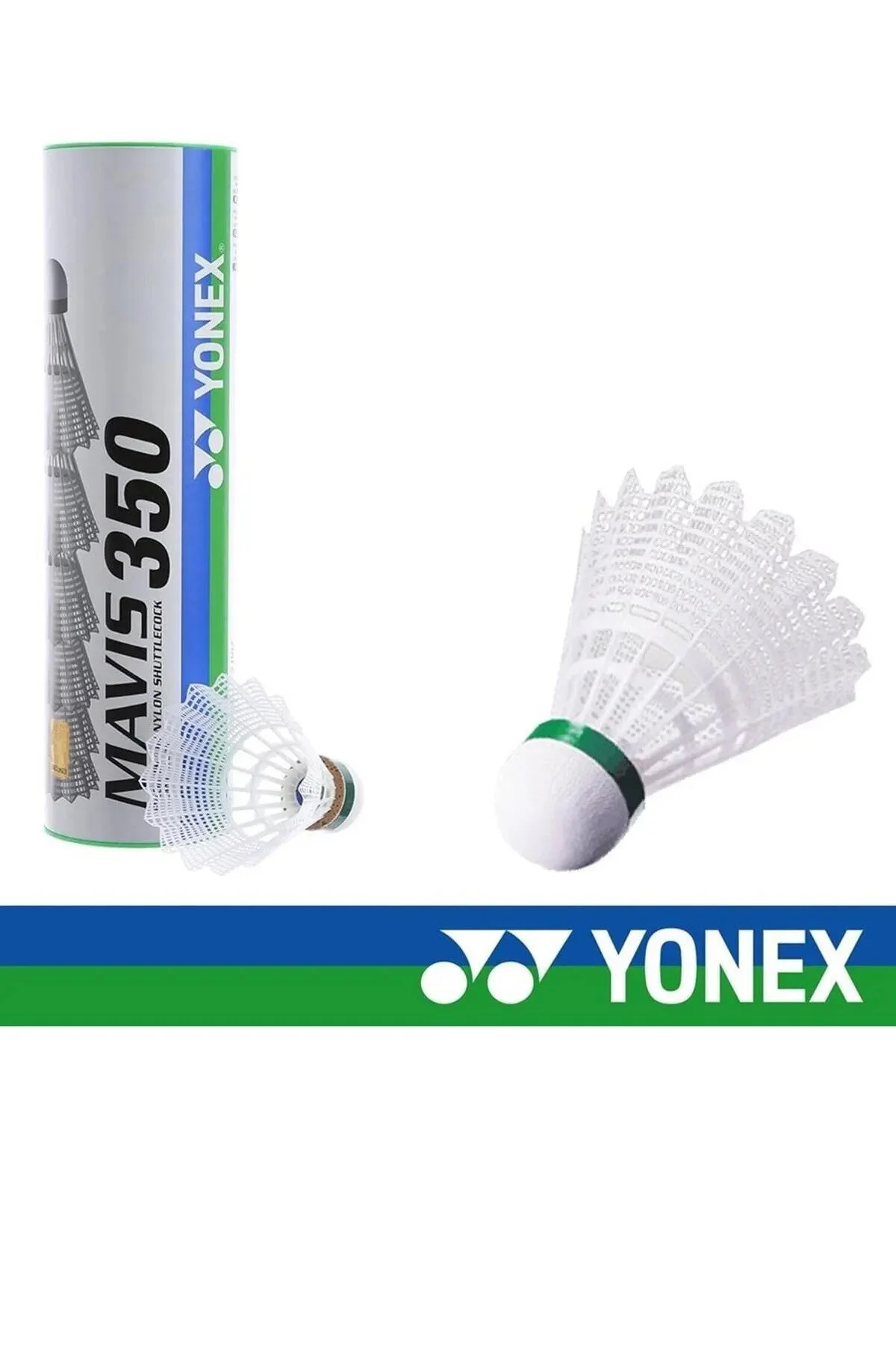 توپ بدمینتون سبز 350 با 6 اورجینال یونکس Yonex
