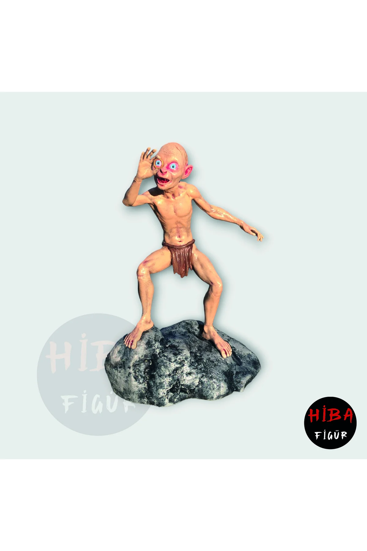 فیگور مجسمه کلکسیونی گولوم 30 سانتی متری نقاشی با دست ارباب حلقه ها HIBA FIGUR