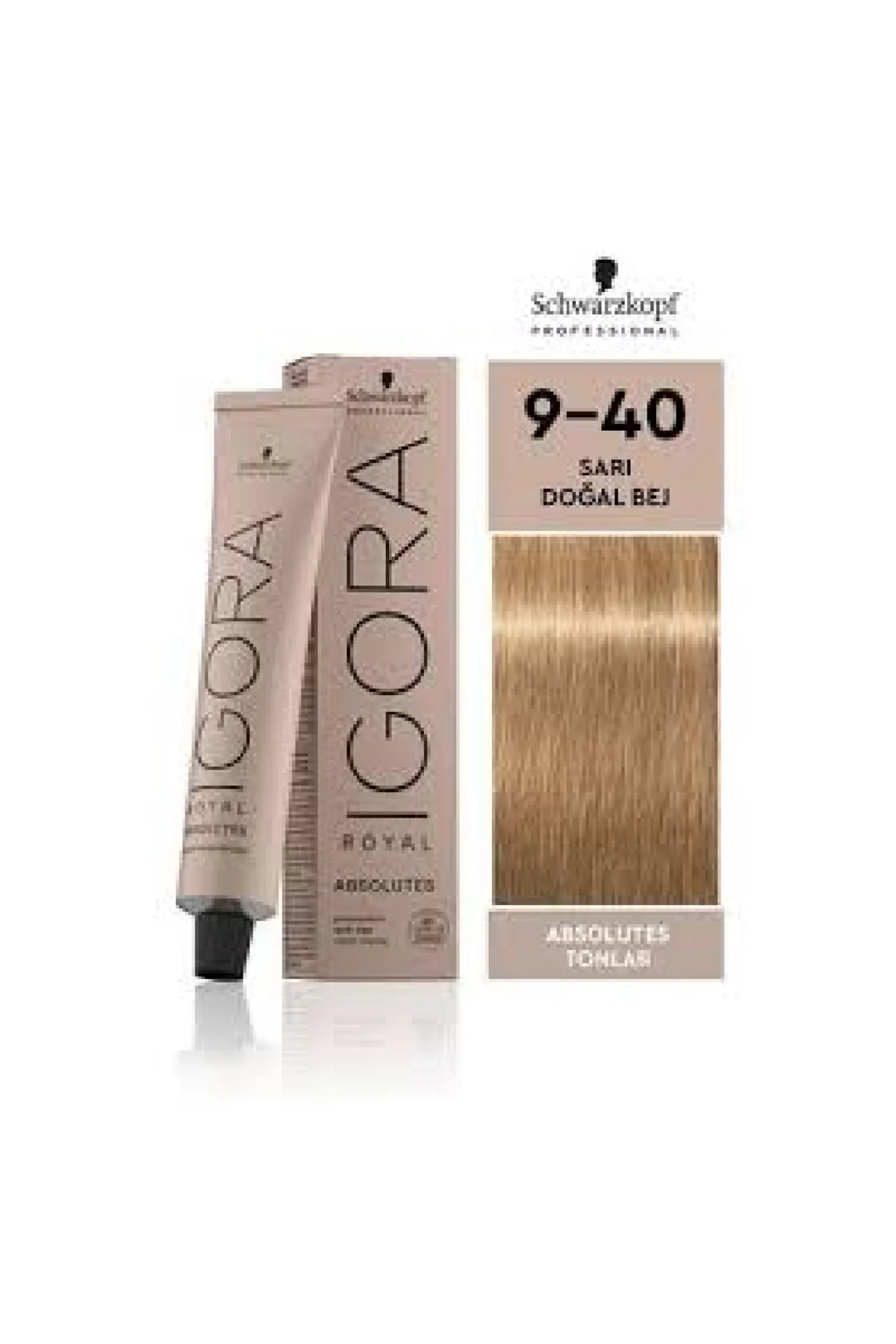 رنگ مو مردانه و زنانه SCHWARZKOPF IGORA ROYAL 9 40 موی 60 میل Igora