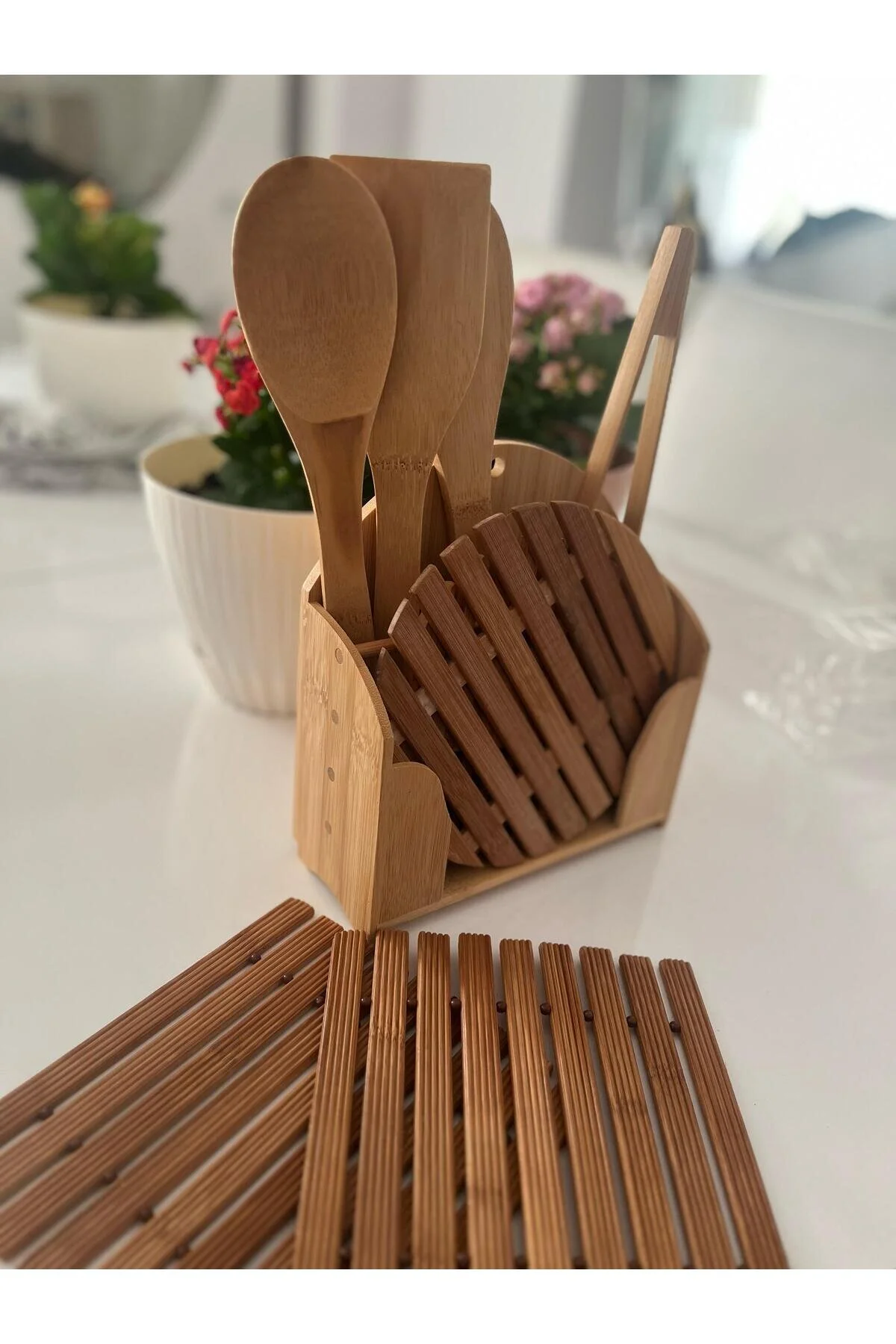 جای قاشق و چنگال توسط بامبو 9 قطعه اورجینال Paçi