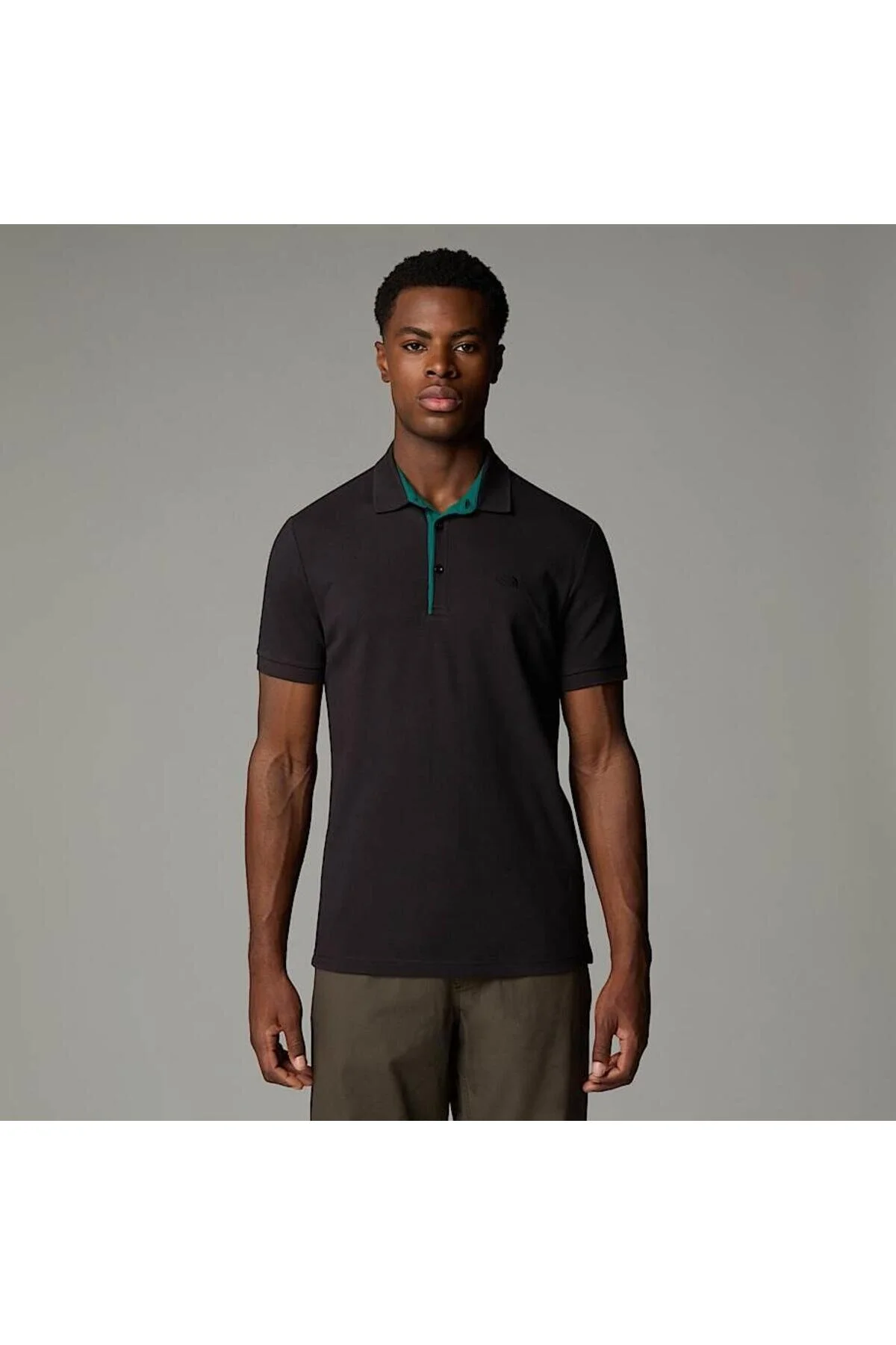 تی شرت یقه پولو M مشکی اورجینال نورث فیس The North Face