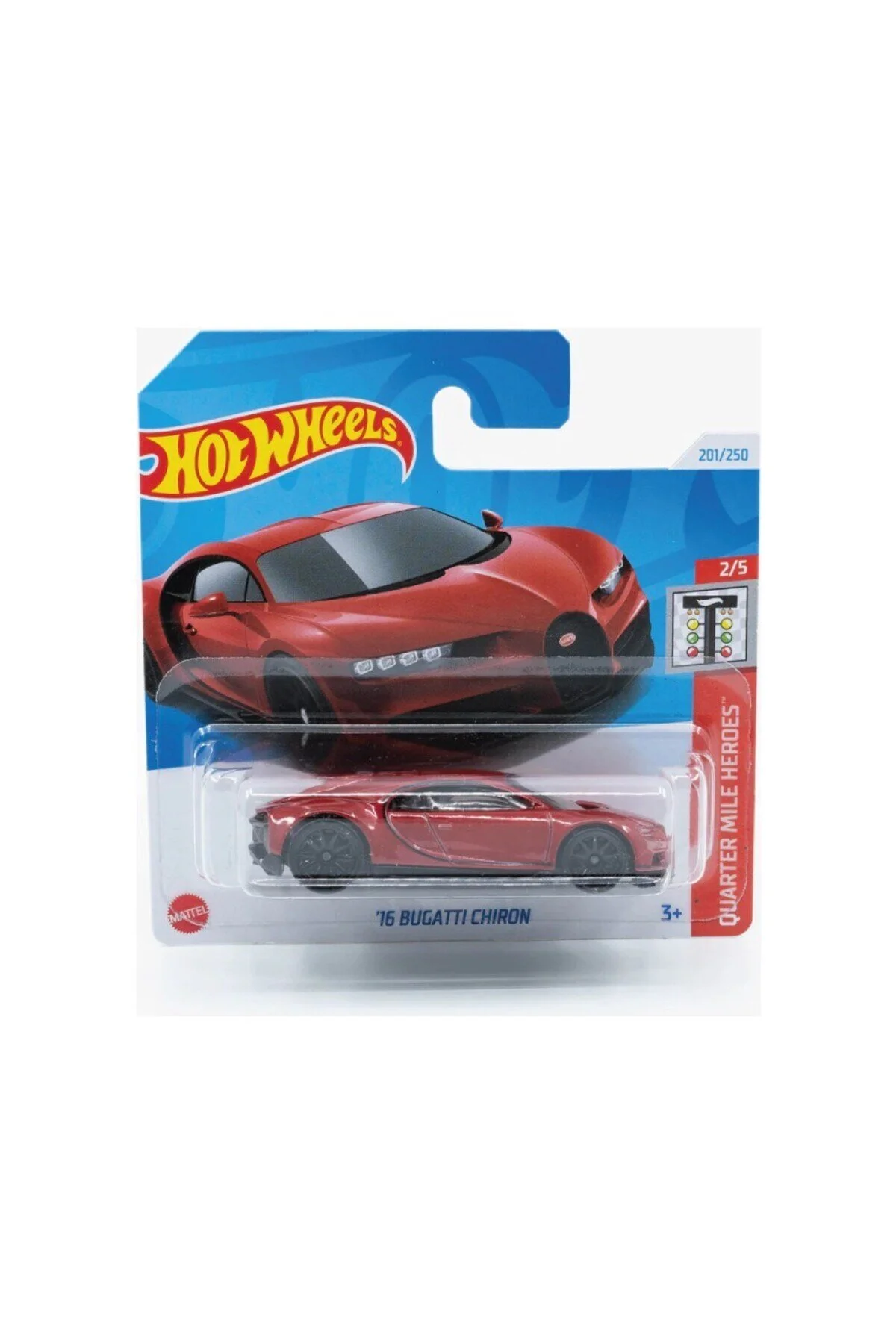 ماشین اسباب بازی های معمولی HTB88 QUARTER MILE HEROES '16 BUGATTI CHIRON HOT WHEELS