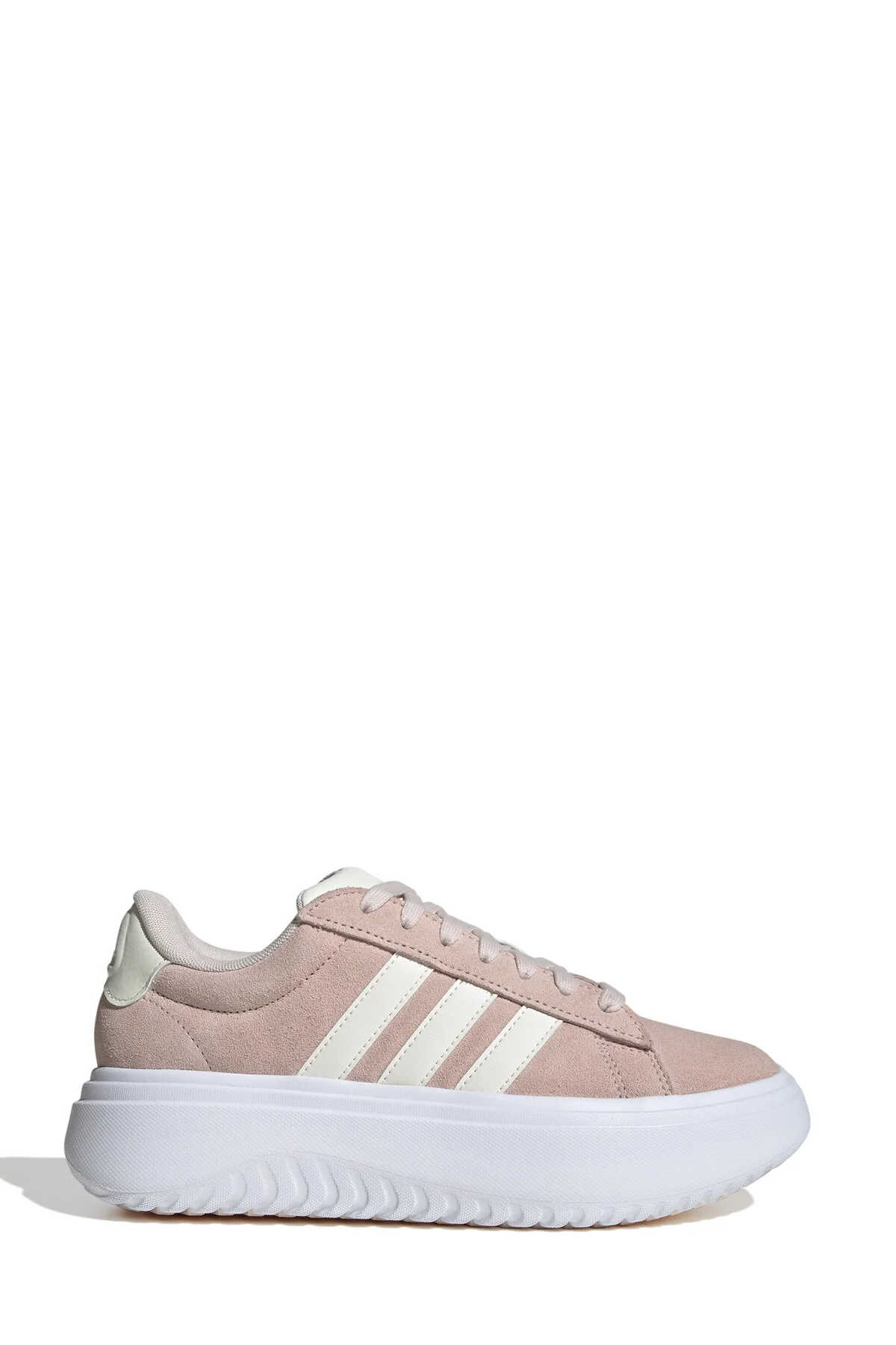 کفش زنانه پلت فرم کورت بزرگ ورزشی صورتی آدیداس adidas