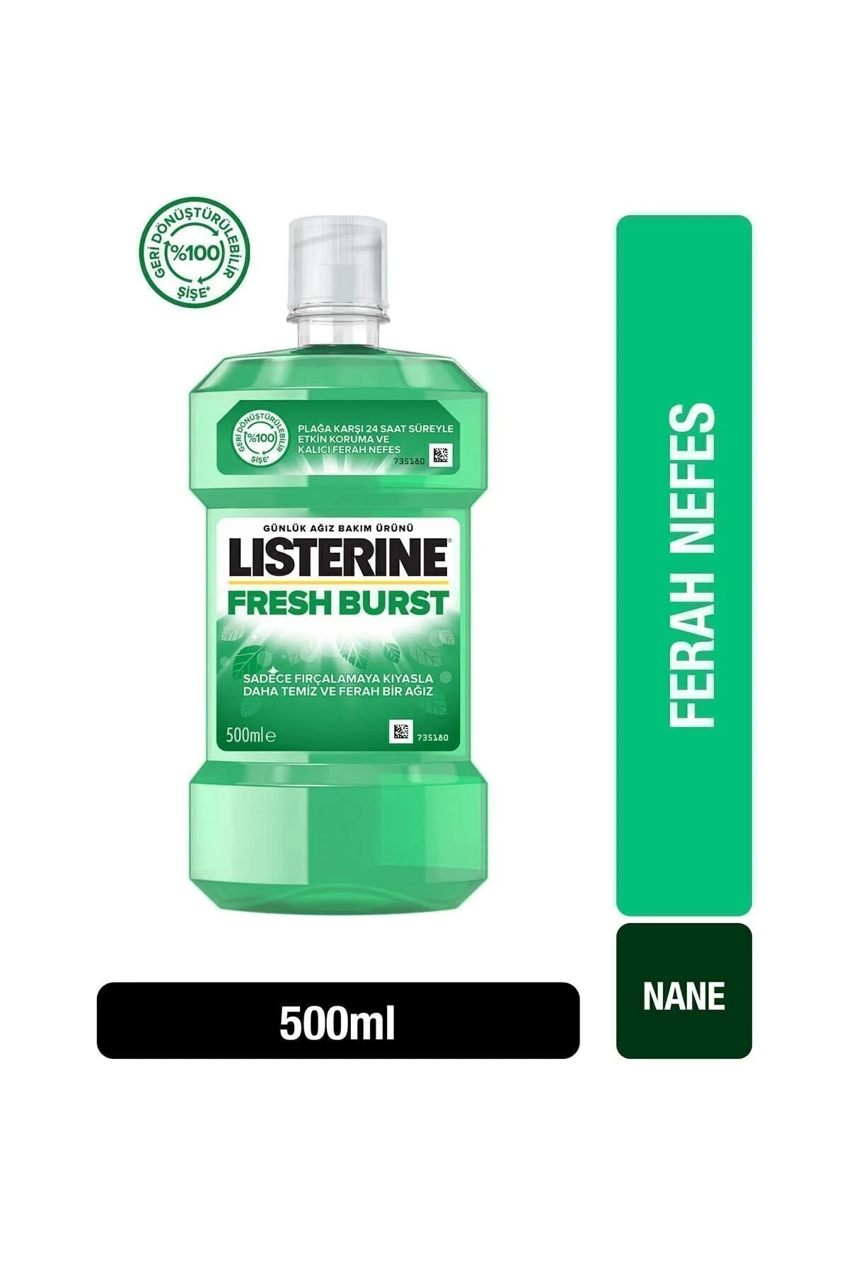 دهان شویه Fresh Burst با حجم 500 میلی لیتر مناسب برای مراقبت از دهان Listerine