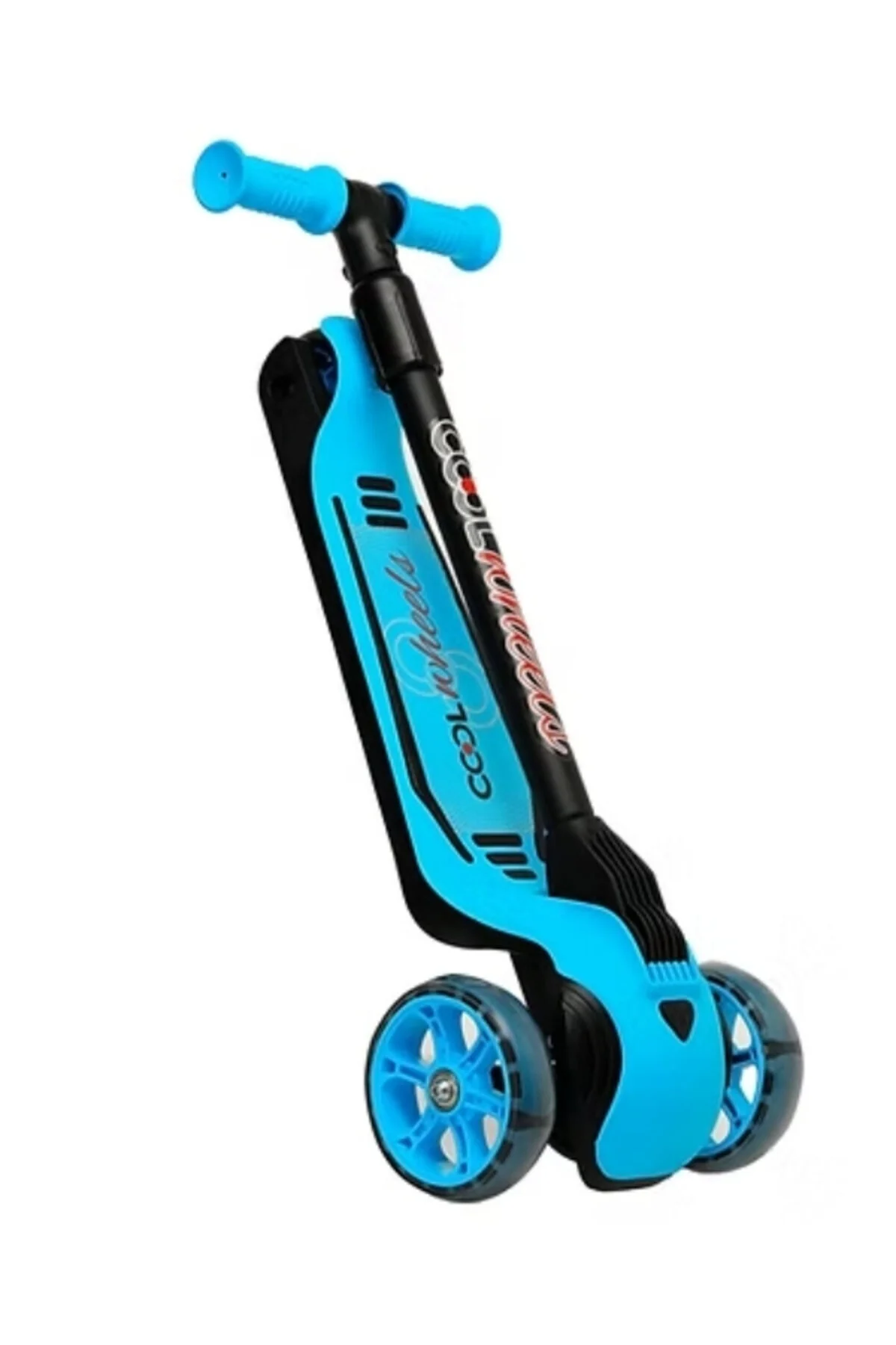 اسکوتر کودکان 3 چرخ تاشو COOL WHEELS با نور LED | CORTIX 7 سال Scooter