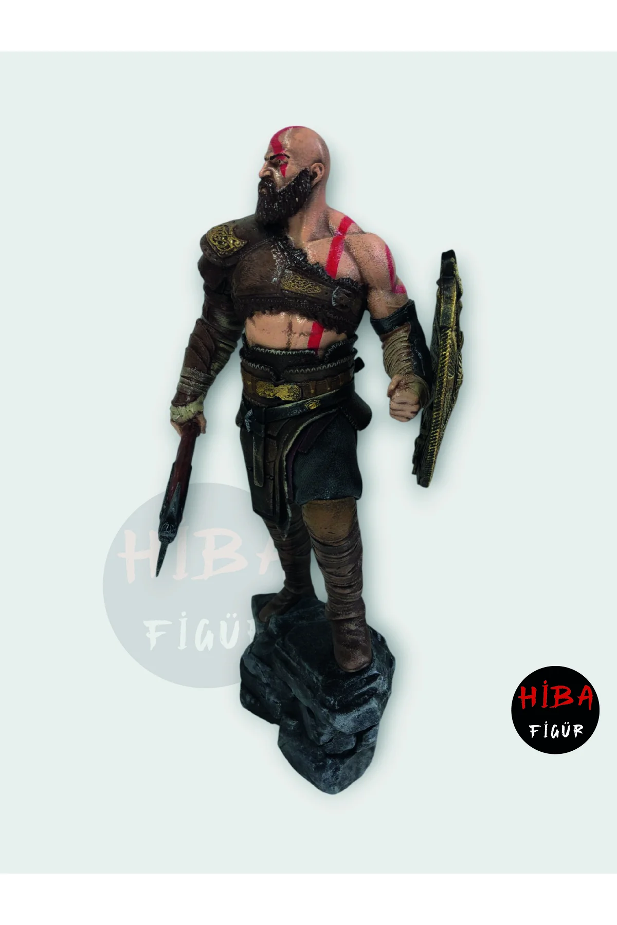 فیگور مجسمه کلکسیونی کریتوس 35 سانتی متری نقاشی دستی خدای جنگ HIBA FIGUR