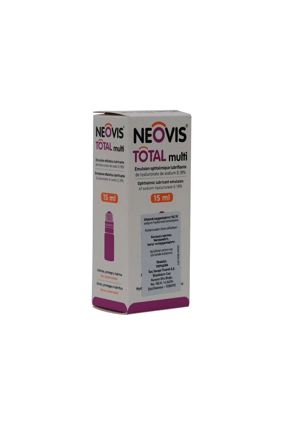ژل روان کننده NEOVIS TOTAL MULTI OFT. لغزنده 15 میل Neutrogena