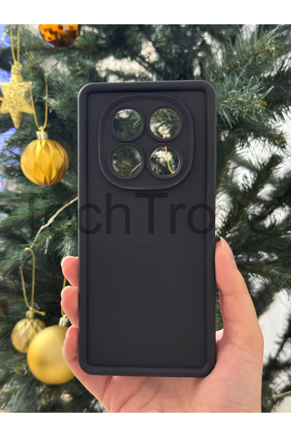 کاور و قاب دوربین 4G شیائومی ردمی نوت 14 پرو ​​محافظ لبه‌های بیرون زده سیلیکونی رنگی TechTrove
