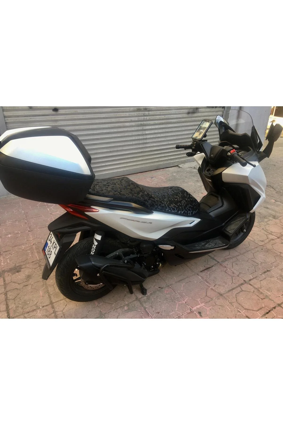 روکش زین موتورسیکلت پوشش سیل مدیترانه ای FORZA 250 پرونده برده تایر کربن جعلی Honda