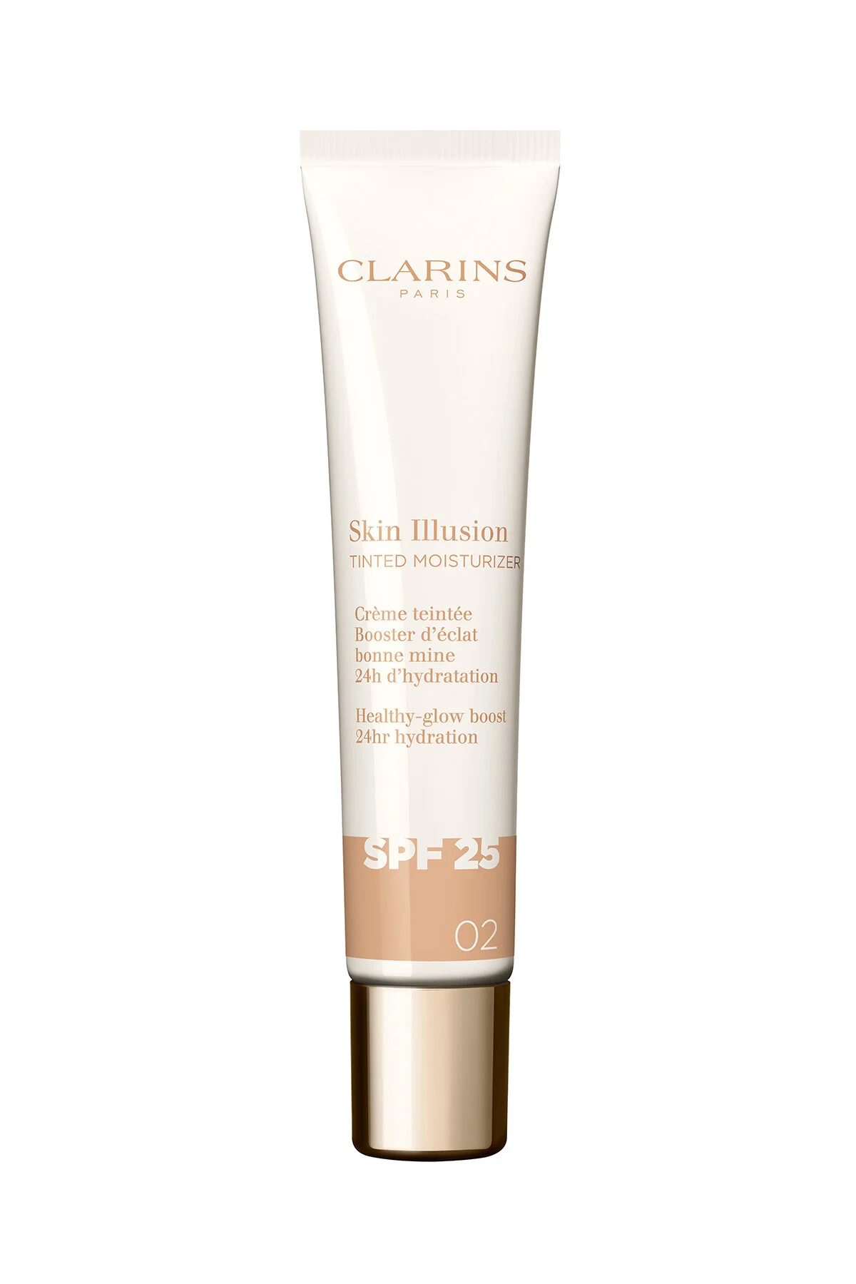 کرم بی و سی SKIN ILLUSION TINTED MOISTURIZER 02 40ML مرطوب کننده رنگی Clarins
