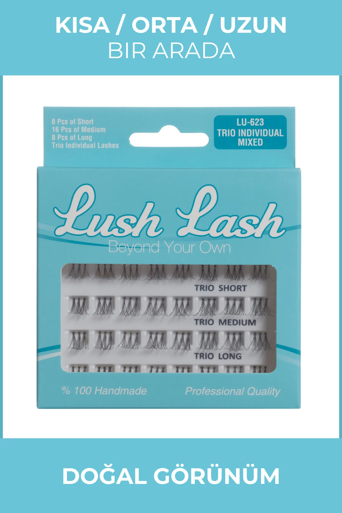 مژه مصنوعی کوتاه سه نفره Lush Lash