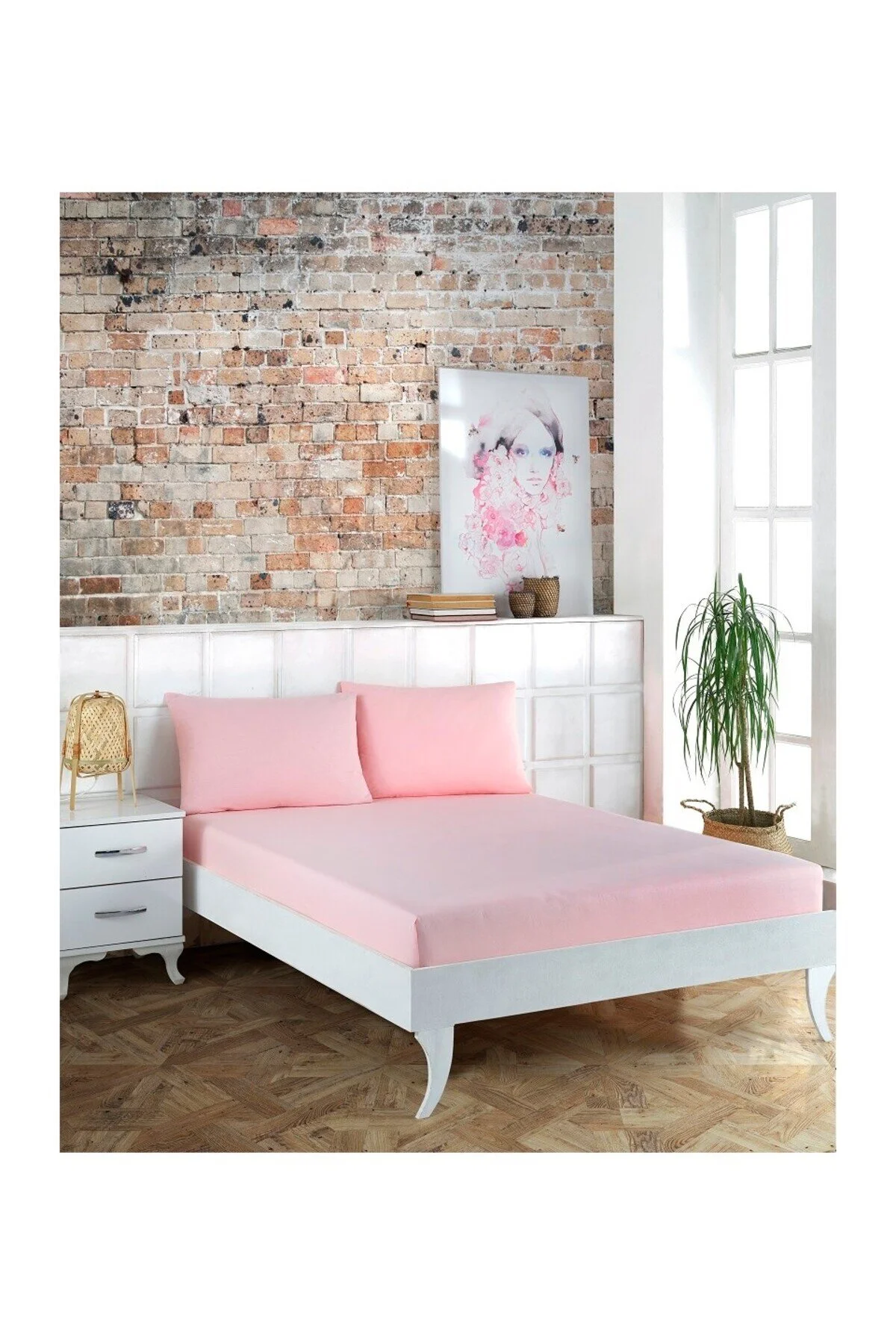 ست ملحفه یک نفره ورق های بدون تایر و 1 مورد بالش BEIGE88 Sheri Home