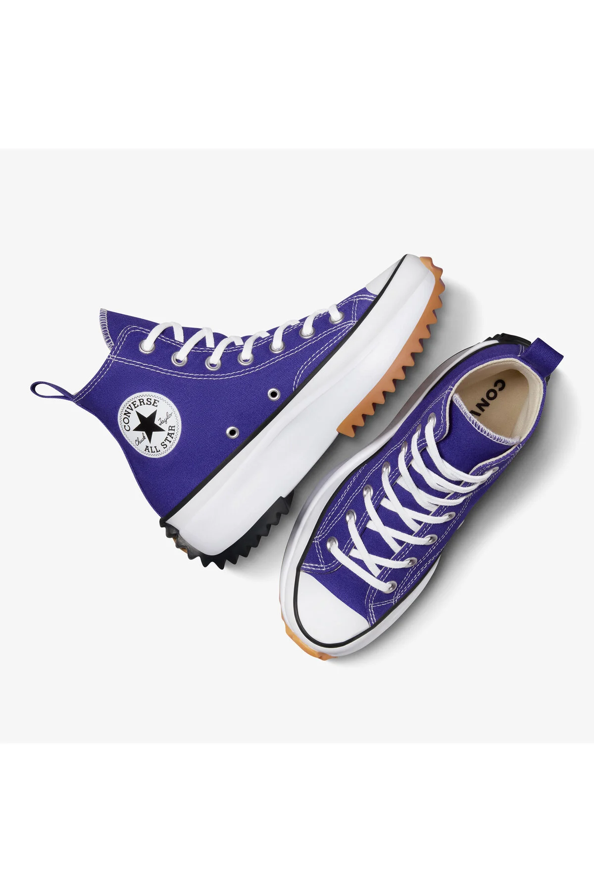 اسنیکر کفش ورزشی یونیسکس بنفش پلتفرم RUN STAR HIKE کانورس Converse