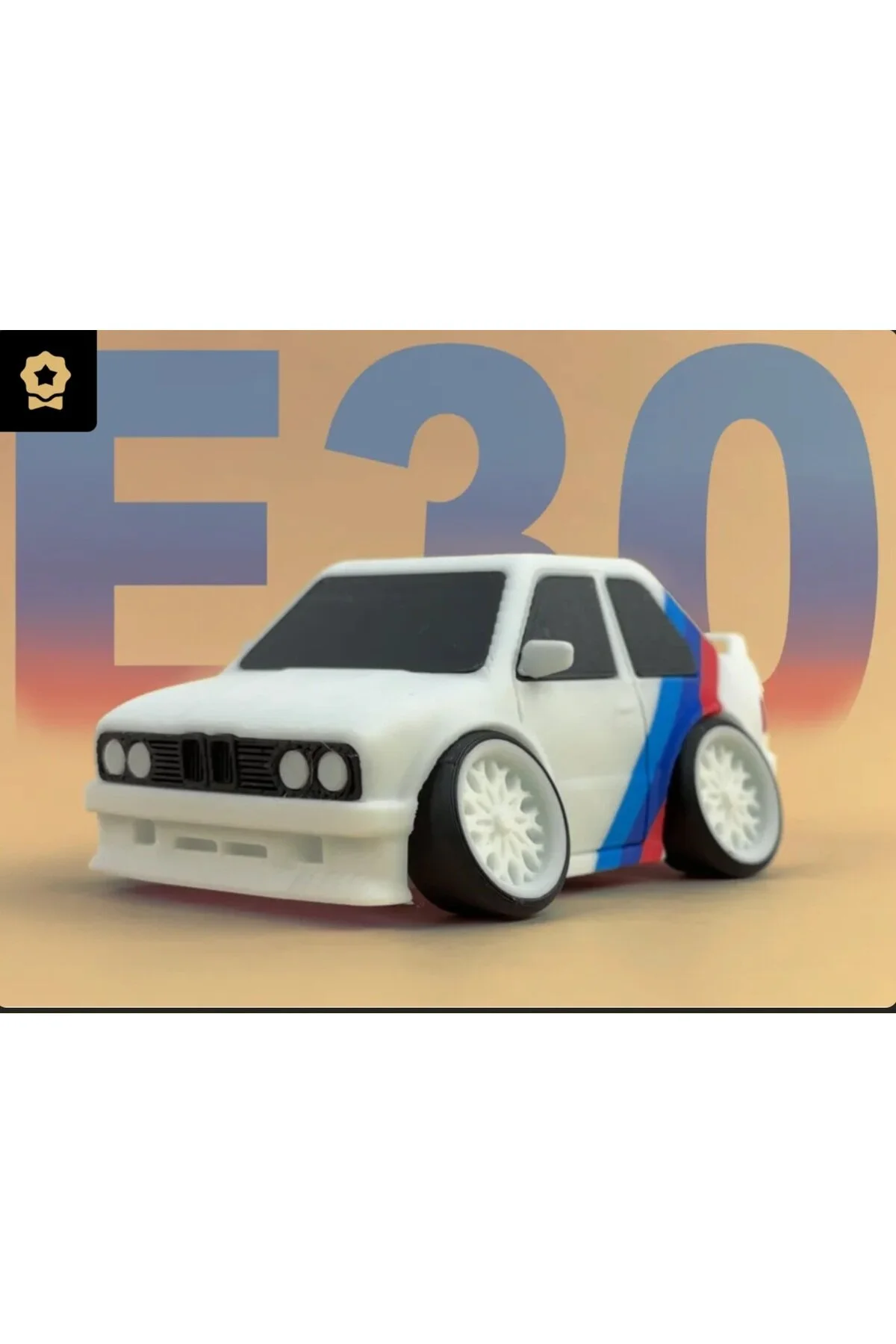 ماشین اسباب بازی مینی رنگارنگ BMW E30 ABAS