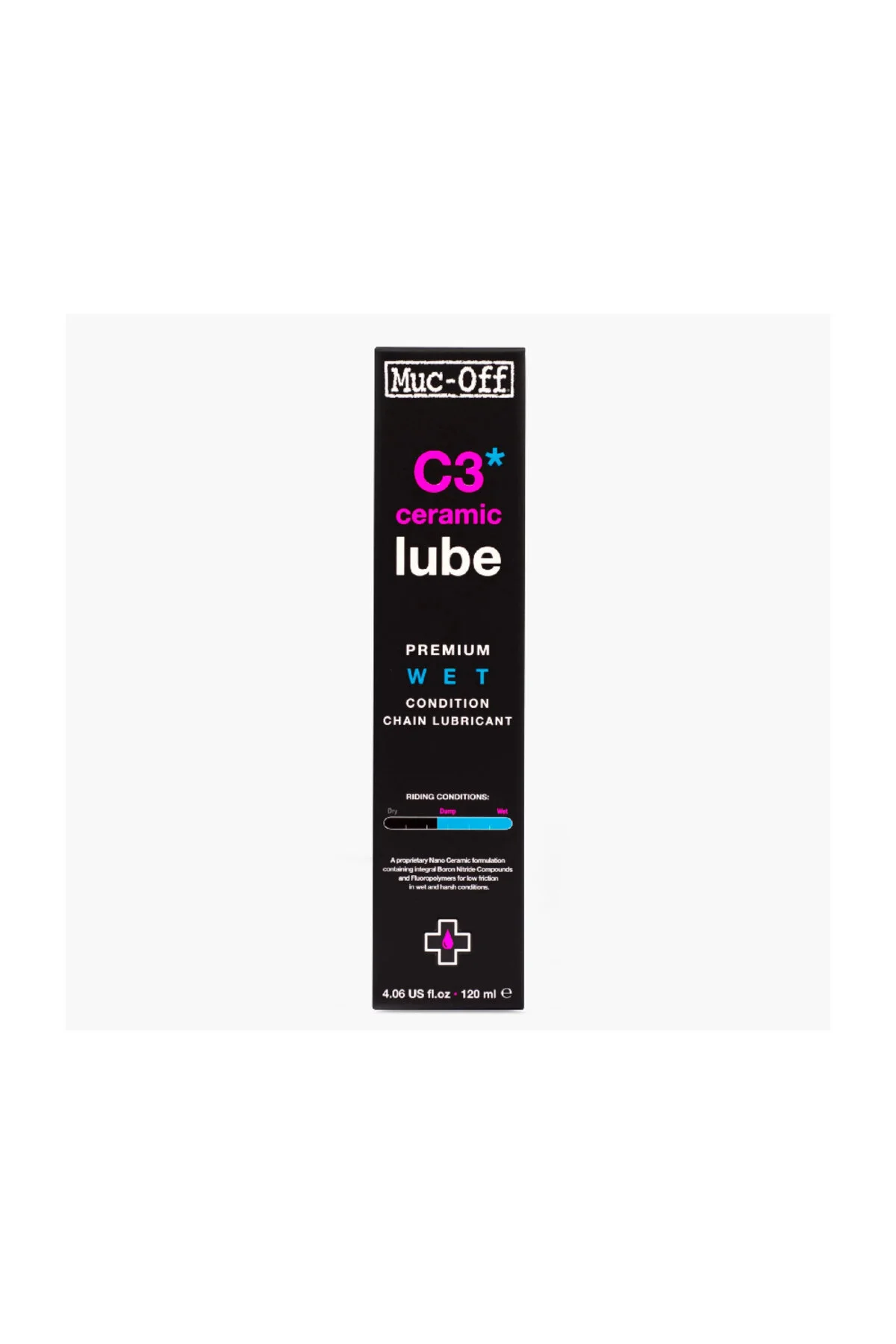 لوازم جانبی دوچرخه روغن زنجیر سرامیکی C3 WET WEATHER 120ML Muc-Off